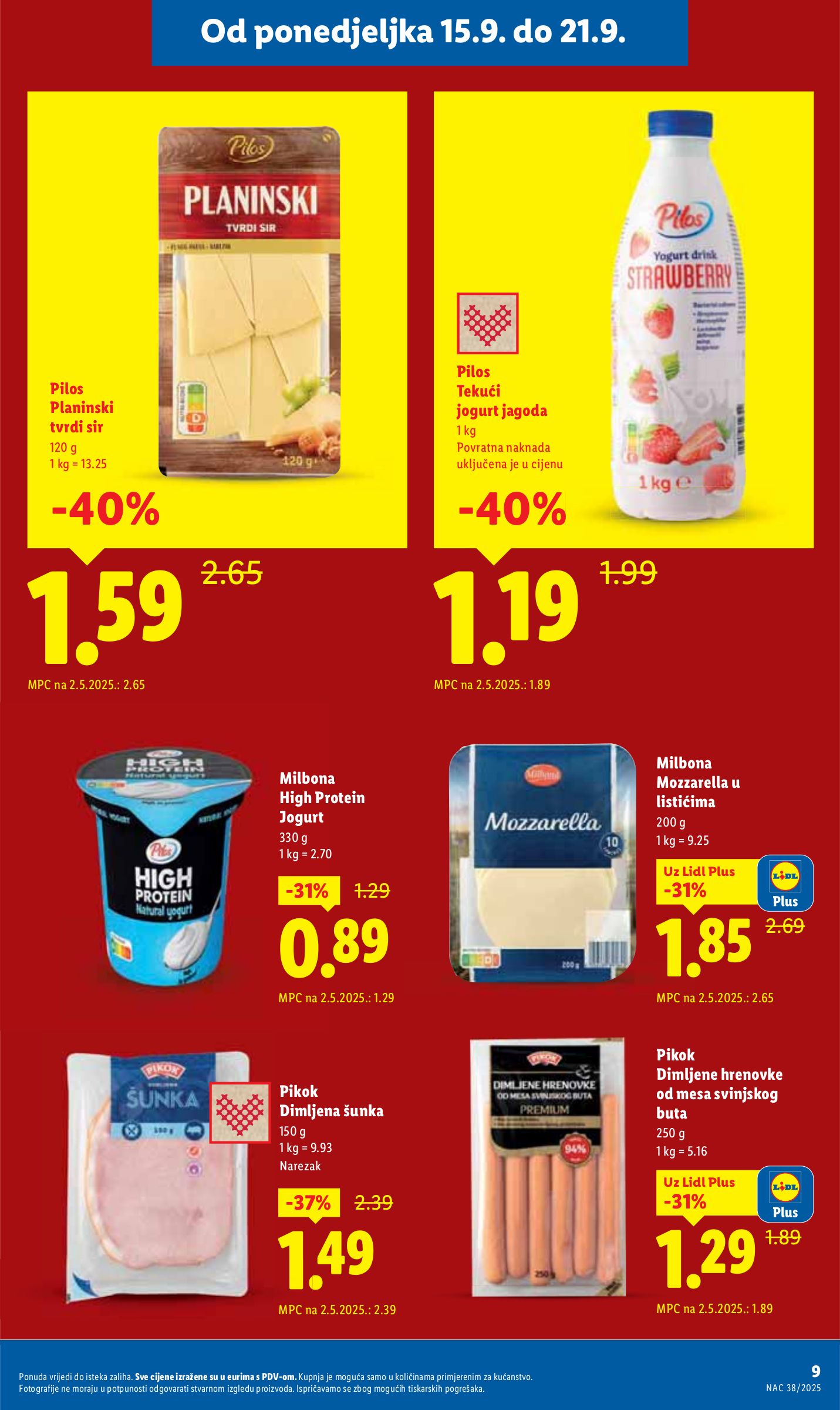 lidl - Prelistajte katalog Lidl, vrijedi od 15.09. do 21.09. - page: 9 lidl - Prelistajte katalog Lidl, vrijedi od 15.09. do 21.09. - page: 9