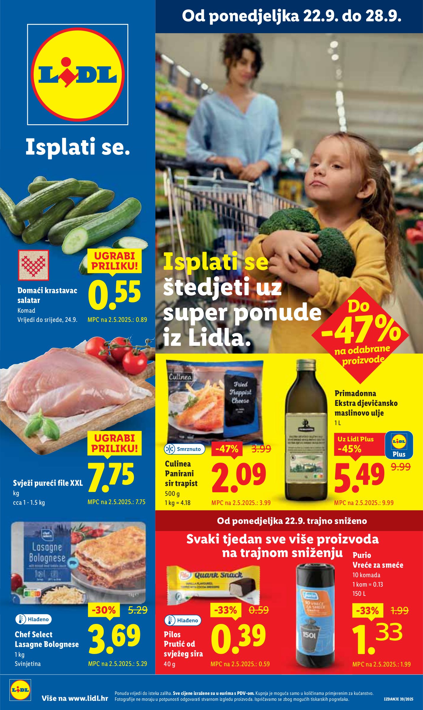 lidl - Prelistajte katalog Lidl, vrijedi od 22.09. do 28.09.