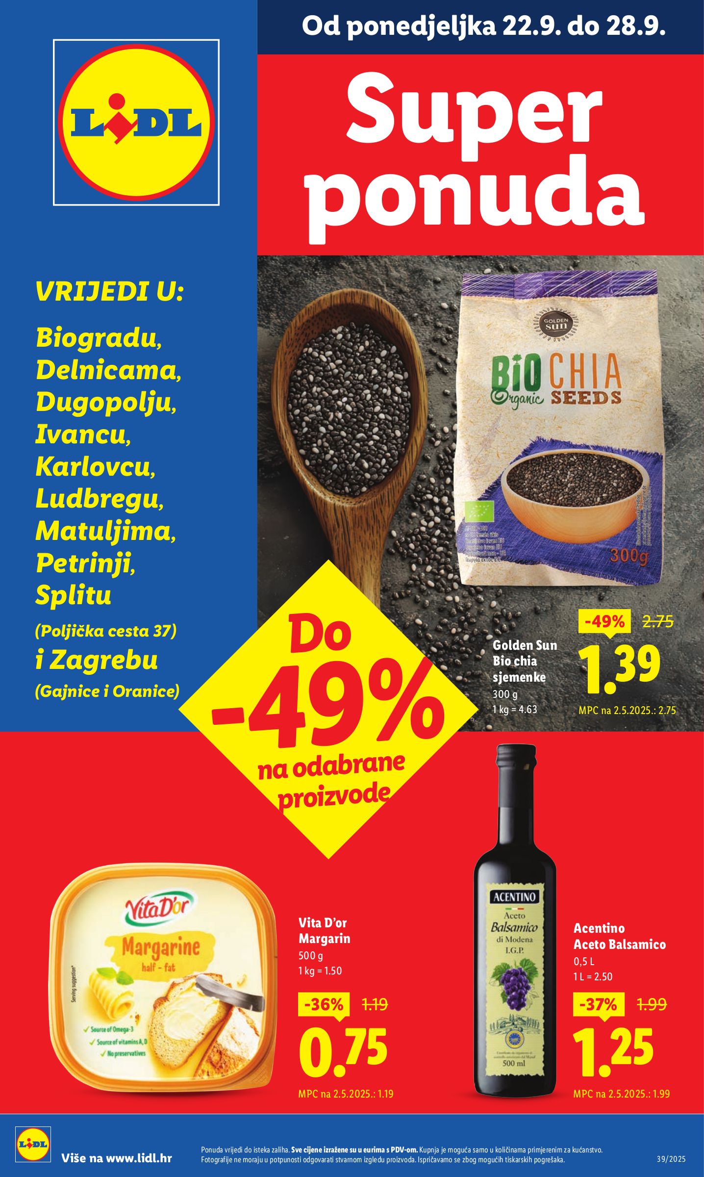 lidl - Prelistajte katalog Lidl - Super Ponuda, vrijedi od 22.09. do 28.09.