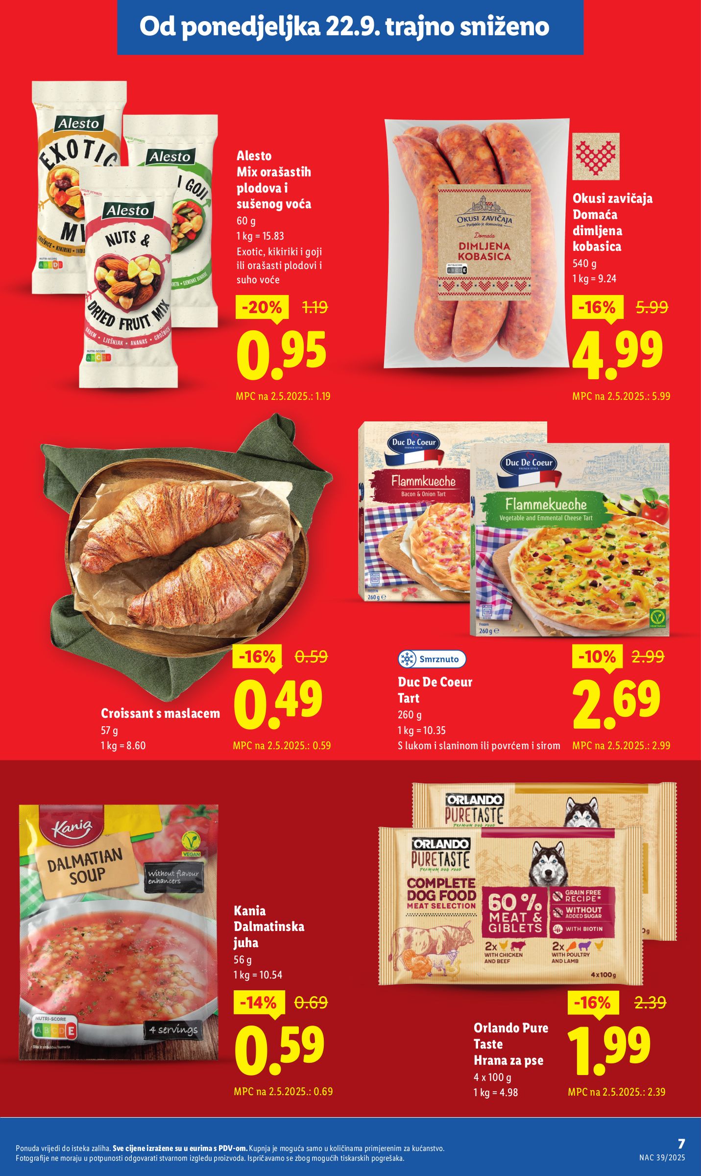 lidl - Prelistajte katalog Lidl - Nastavljamo trajno snižavati cijene, vrijedi od 29.09. do 05.10. - page: 6