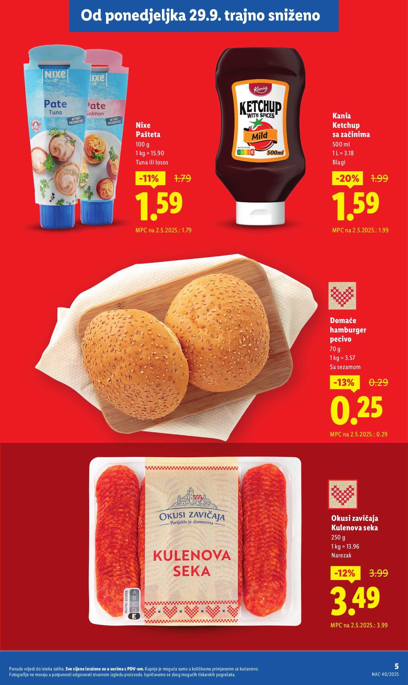 lidl - Prelistajte katalog Lidl - Nastavljamo trajno snižavati cijene, vrijedi od 29.09. do 05.10. - page: 4