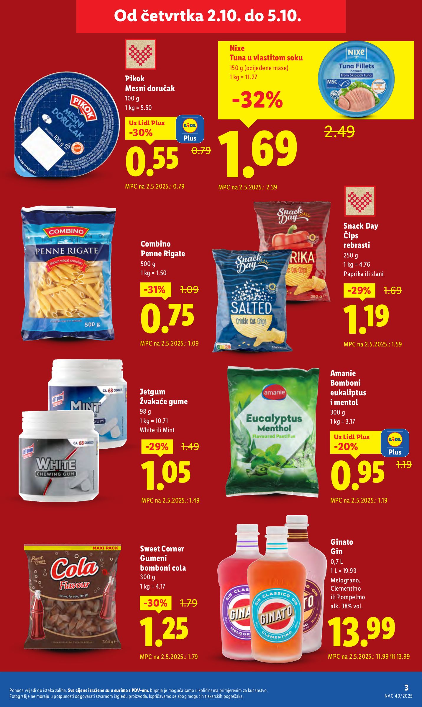 lidl - Prelistajte katalog Lidl, vrijedi od 02.10. do 05.10. - page: 3 lidl - Prelistajte katalog Lidl, vrijedi od 02.10. do 05.10. - page: 3