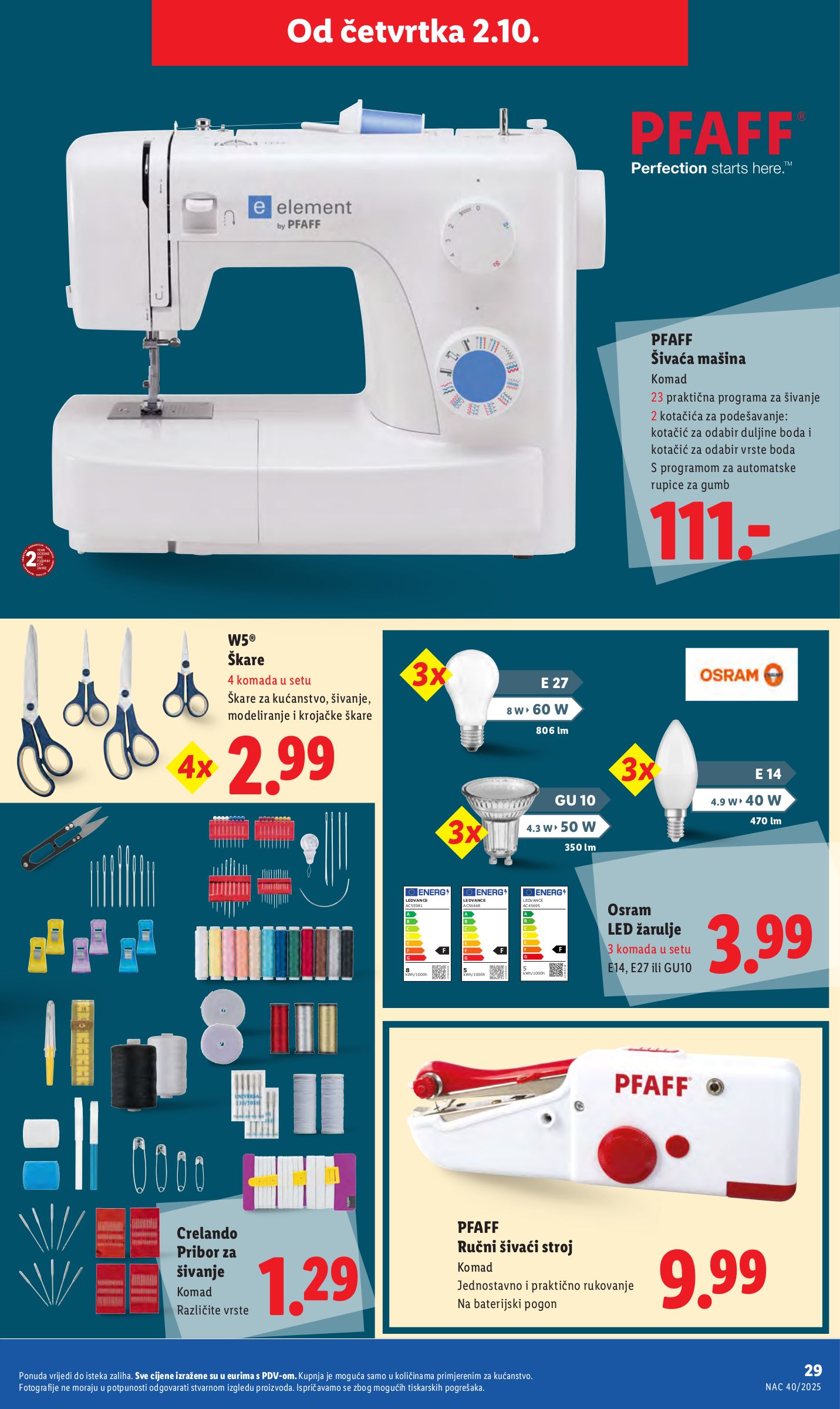 lidl - Prelistajte katalog Lidl, vrijedi od 02.10. do 05.10. - page: 29 lidl - Prelistajte katalog Lidl, vrijedi od 02.10. do 05.10. - page: 29