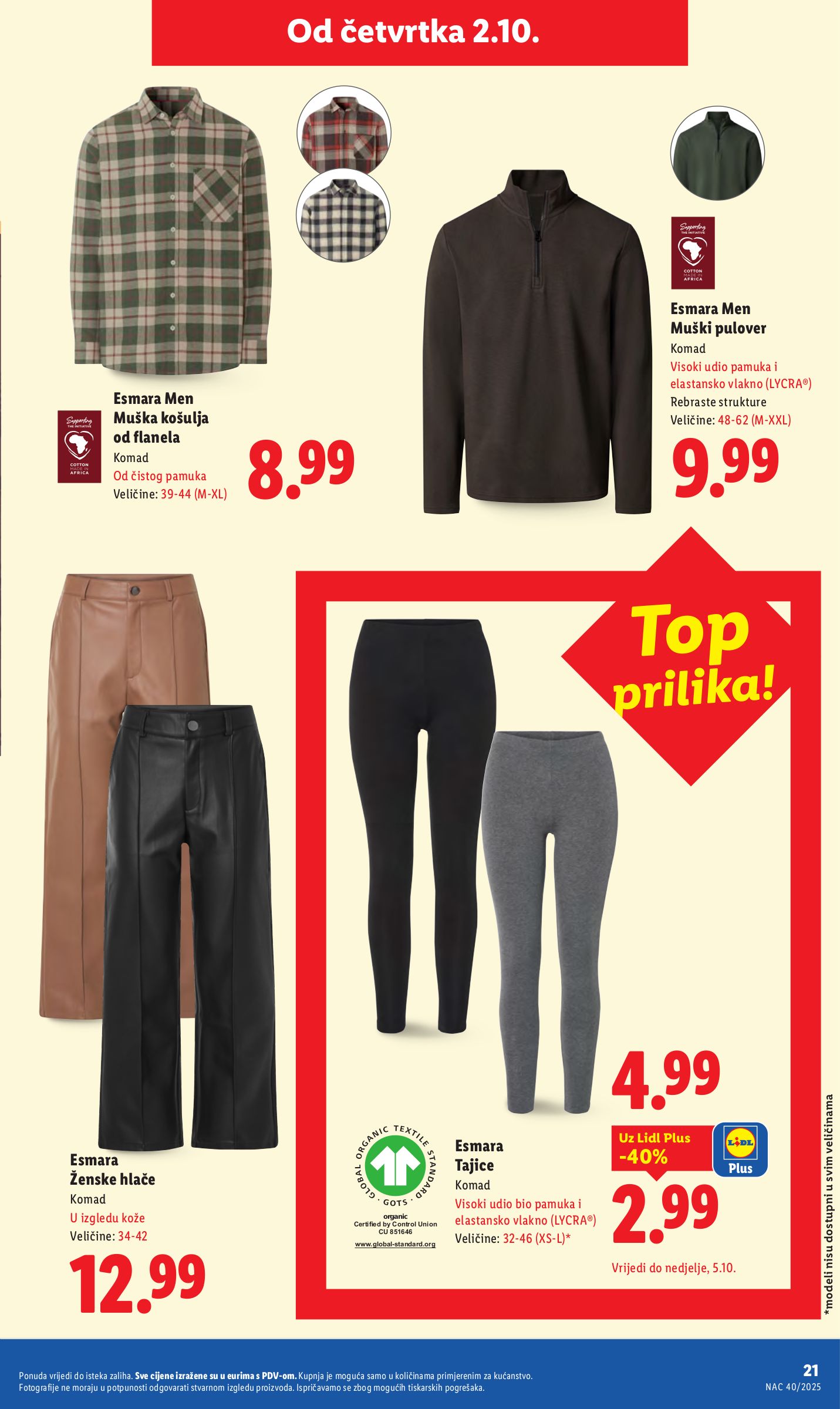 lidl - Prelistajte katalog Lidl, vrijedi od 02.10. do 05.10. - page: 21 lidl - Prelistajte katalog Lidl, vrijedi od 02.10. do 05.10. - page: 21
