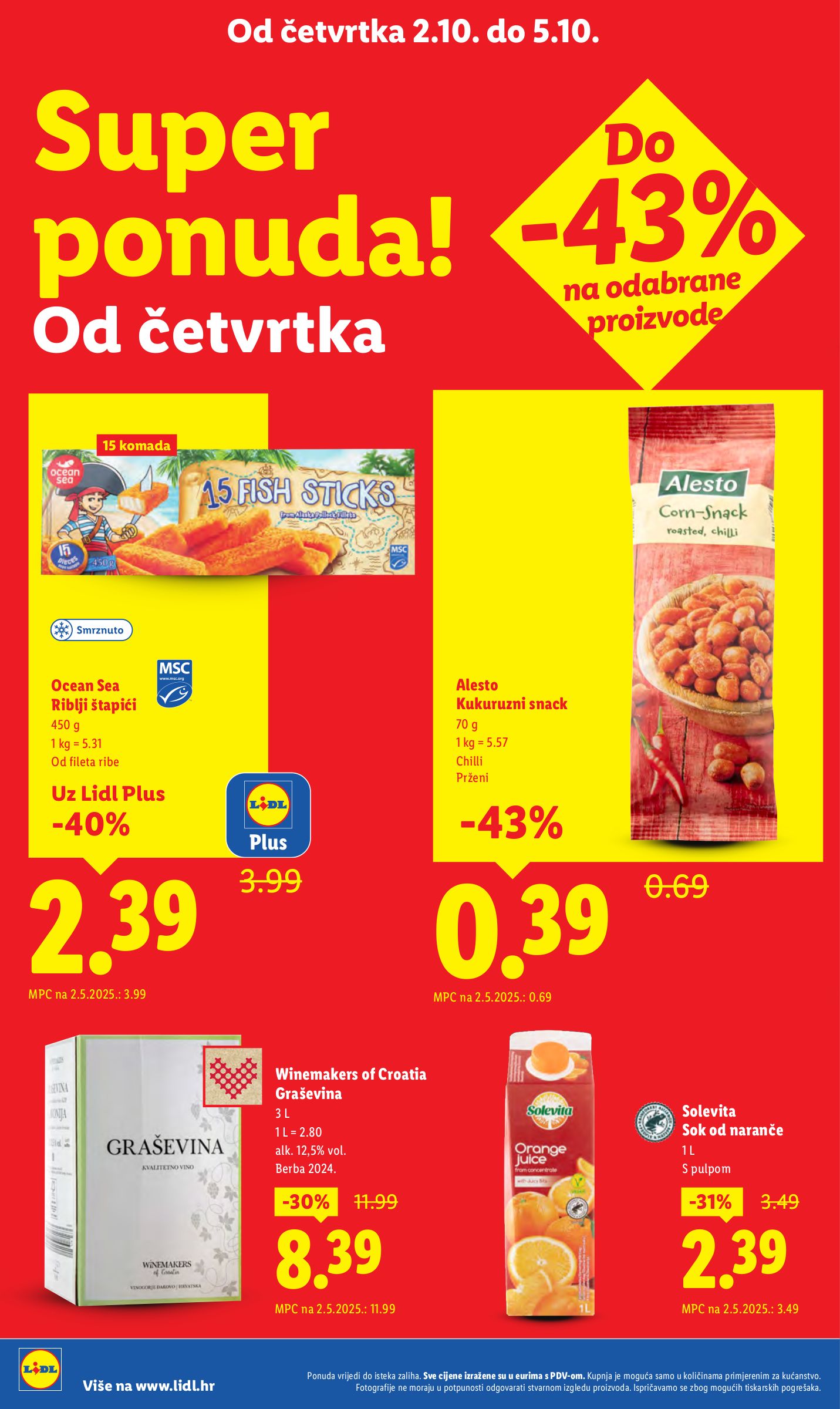 lidl - Prelistajte katalog Lidl, vrijedi od 02.10. do 05.10. - page: 2 lidl - Prelistajte katalog Lidl, vrijedi od 02.10. do 05.10. - page: 2