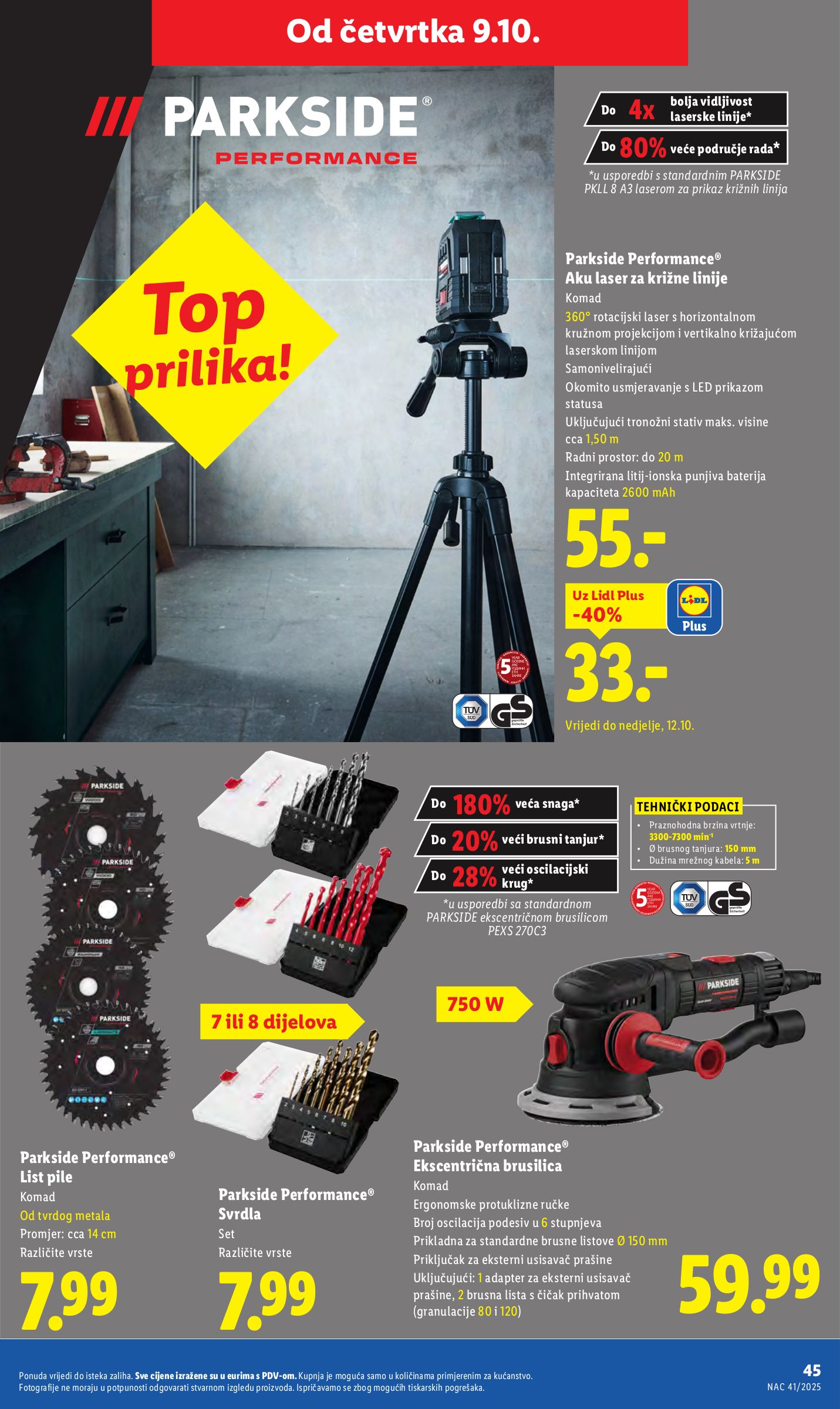 lidl - Prelistajte katalog Lidl, vrijedi od 06.10. do 12.10. - page: 45
