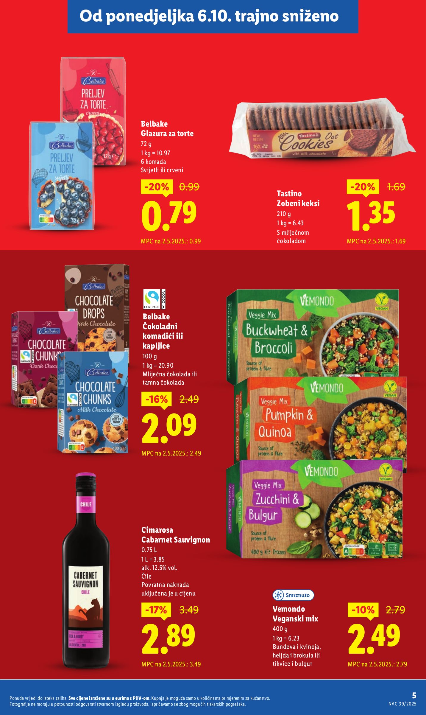 lidl - Prelistajte katalog Lidl - Nastavljamo trajno snižavati cijene, vrijedi od 08.09. do 12.10. - page: 5