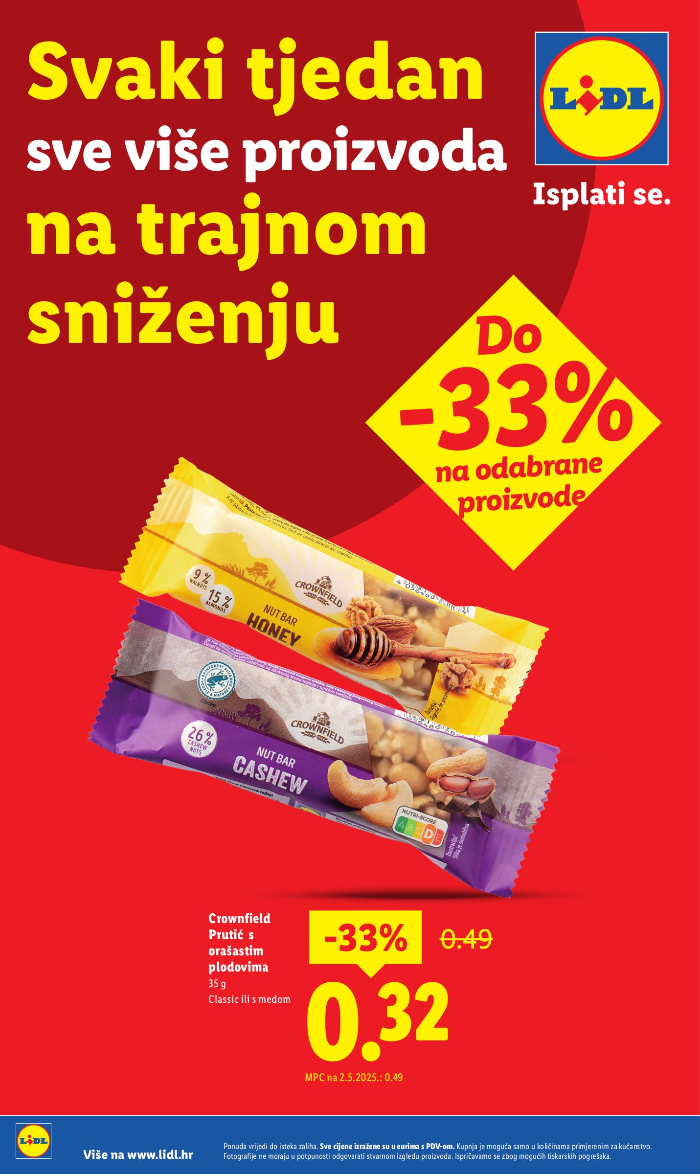 lidl - Prelistajte katalog Lidl - Nastavljamo trajno snižavati cijene, vrijedi od 13.09. do 19.10.