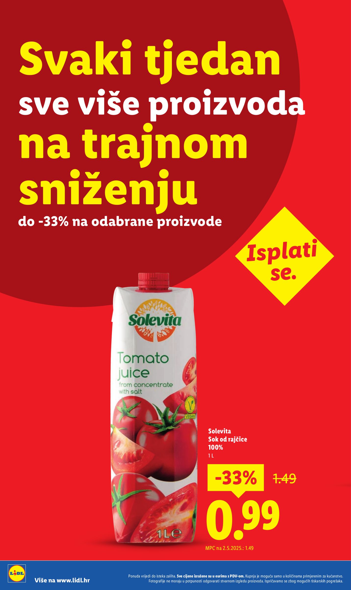 lidl - Prelistajte katalog Lidl - Nastavljamo trajno snižavati cijene, vrijedi od 13.09. do 19.10. - page: 2