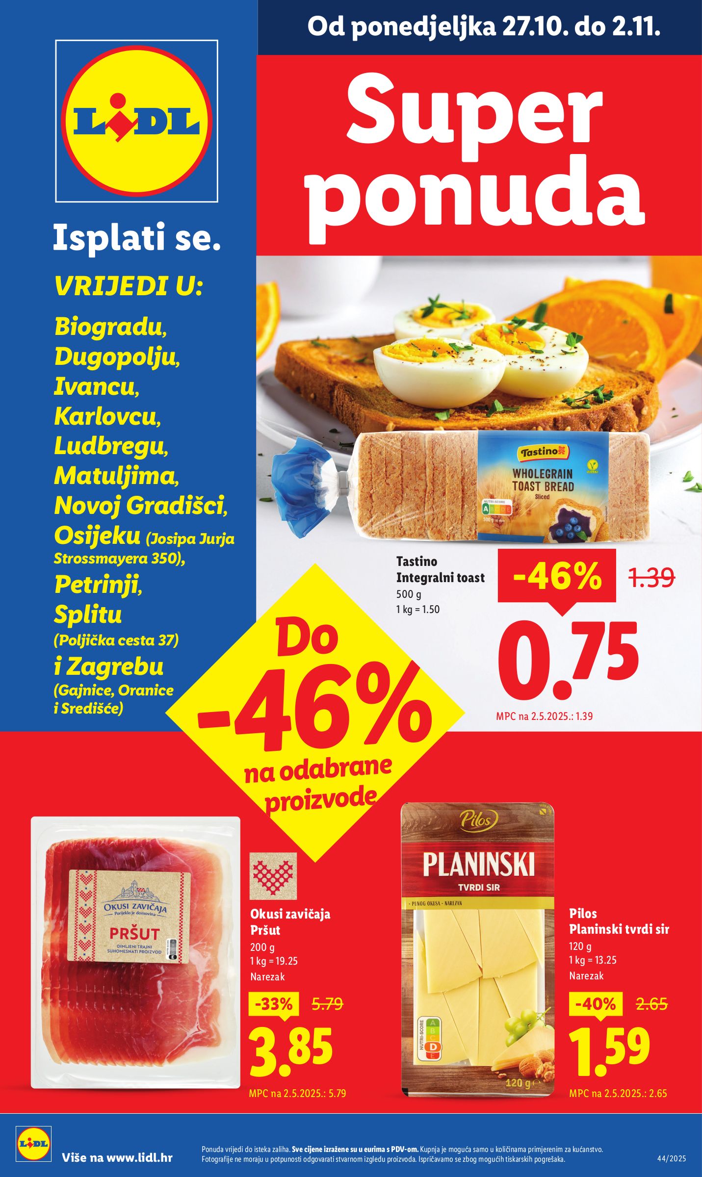 lidl - Prelistajte katalog Lidl - Super Ponuda, vrijedi od 27.10. do 02.11.