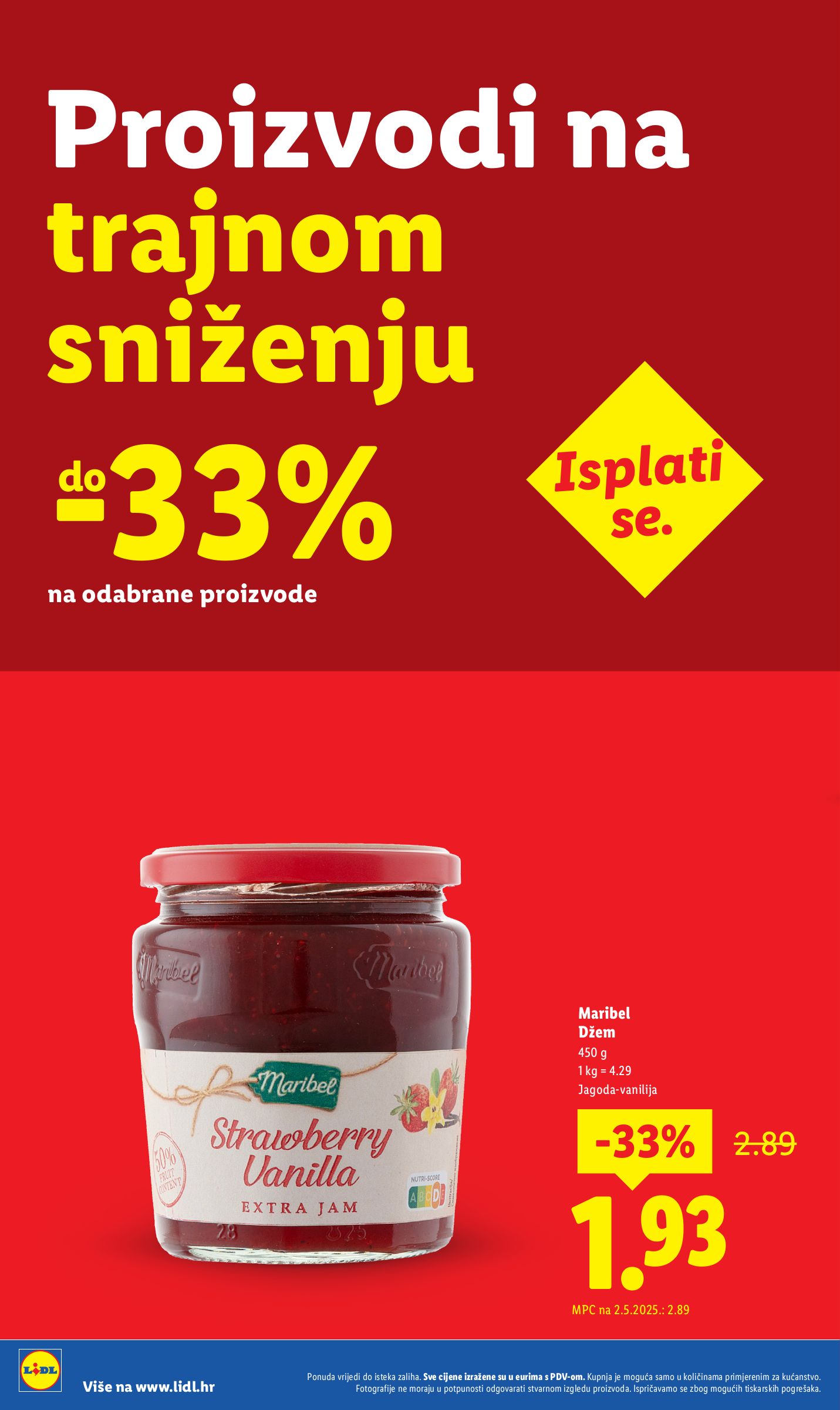 lidl - Prelistajte katalog Lidl - Nastavljamo trajno snižavati cijene, vrijedi od 08.09. do 02.11. - page: 16