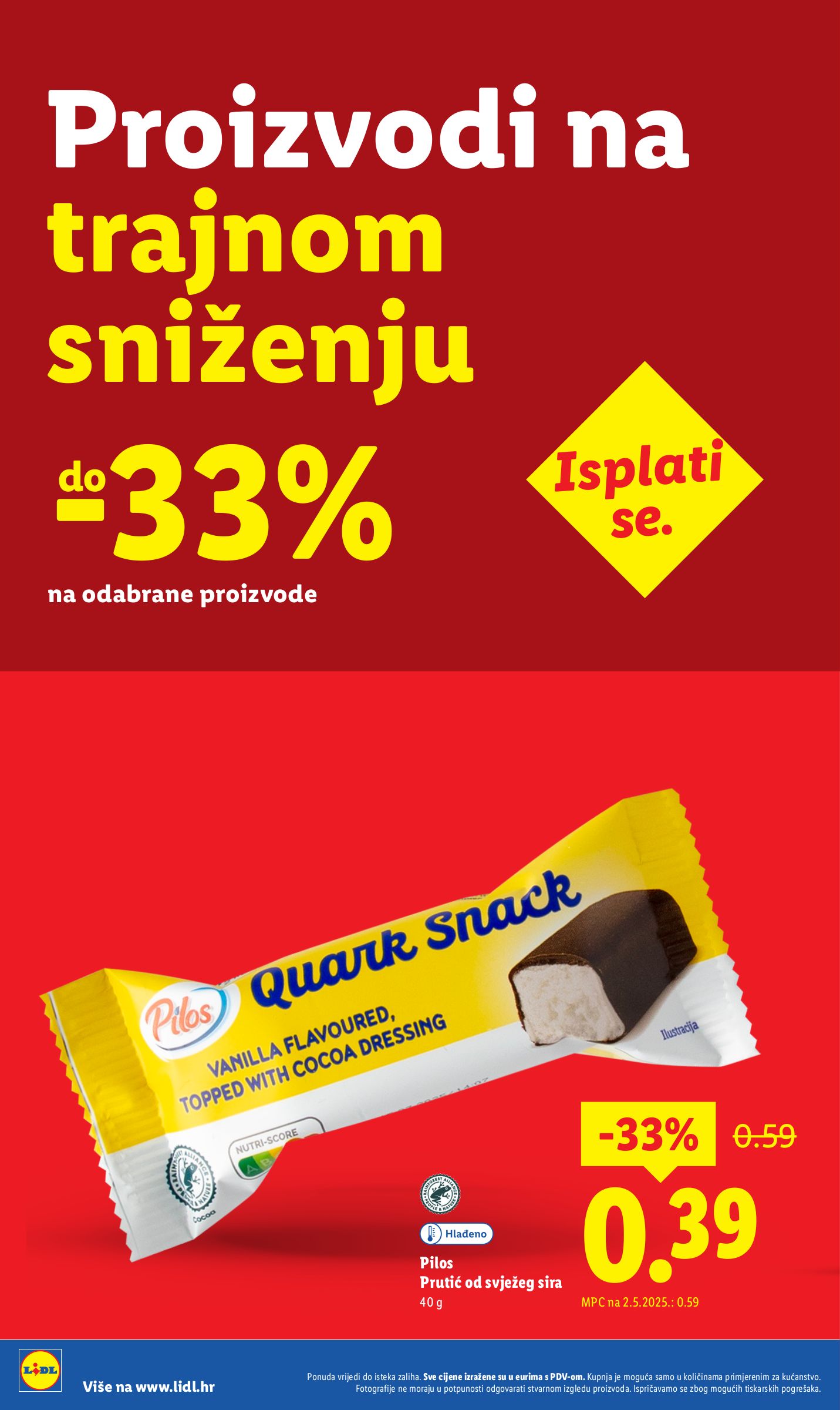 lidl - Prelistajte katalog Lidl - Nastavljamo trajno snižavati cijene, vrijedi od 08.09. do 02.11. - page: 22