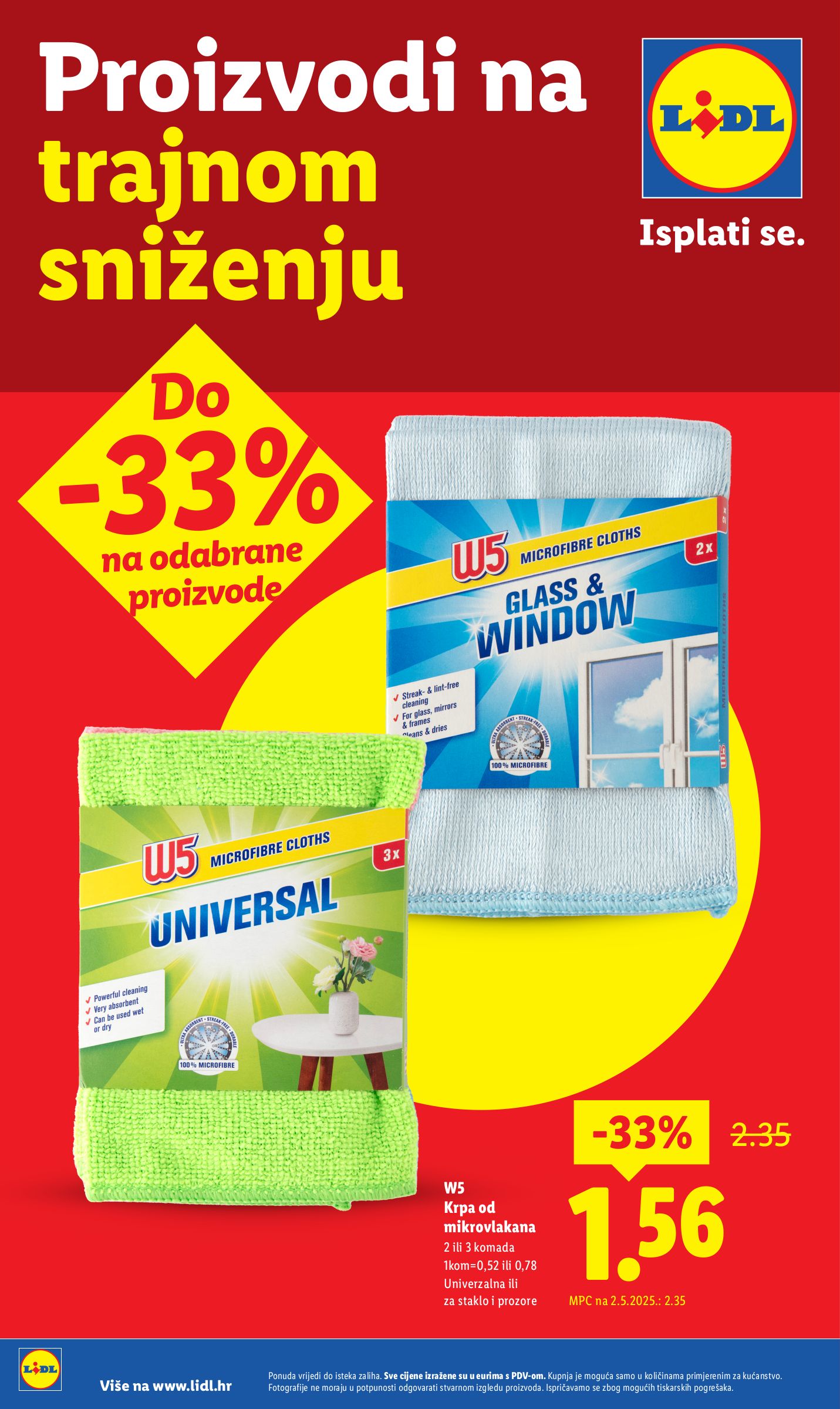 lidl - Prelistajte katalog Lidl - Nastavljamo trajno snižavati cijene, vrijedi od 08.09. do 02.11.