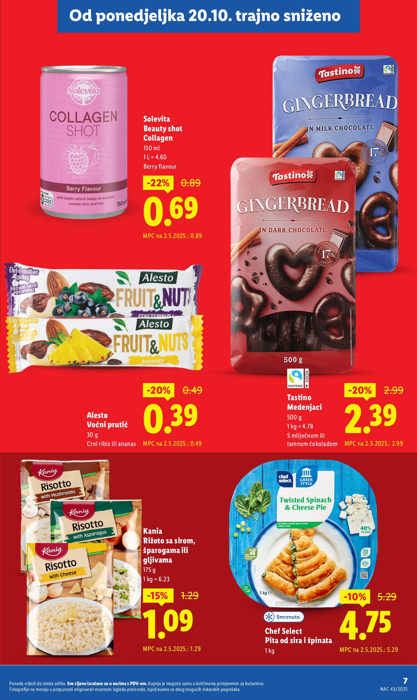 lidl - Prelistajte katalog Lidl - Nastavljamo trajno snižavati cijene, vrijedi od 08.09. do 02.11. - page: 7