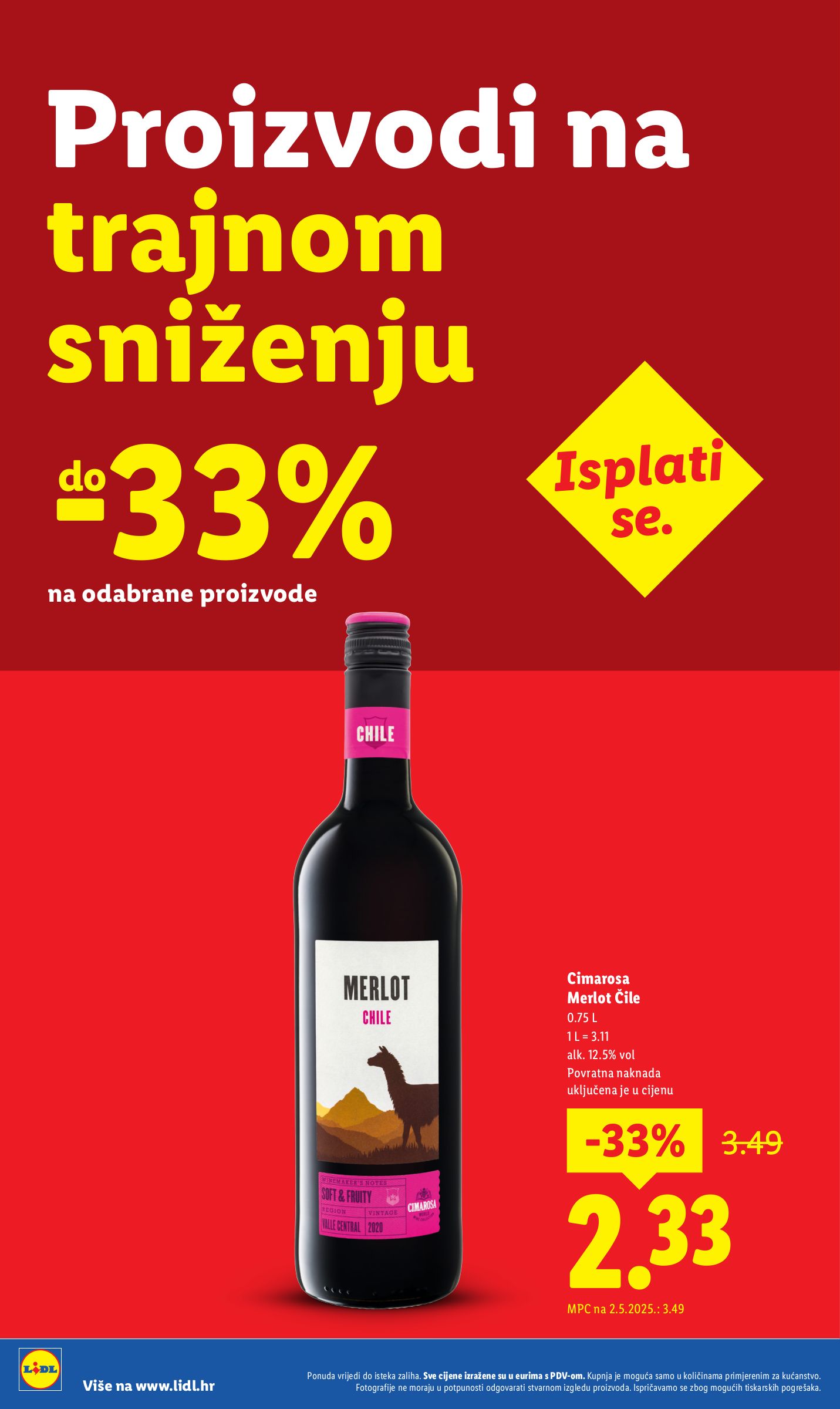 lidl - Prelistajte katalog Lidl - Nastavljamo trajno snižavati cijene, vrijedi od 08.09. do 02.11. - page: 6