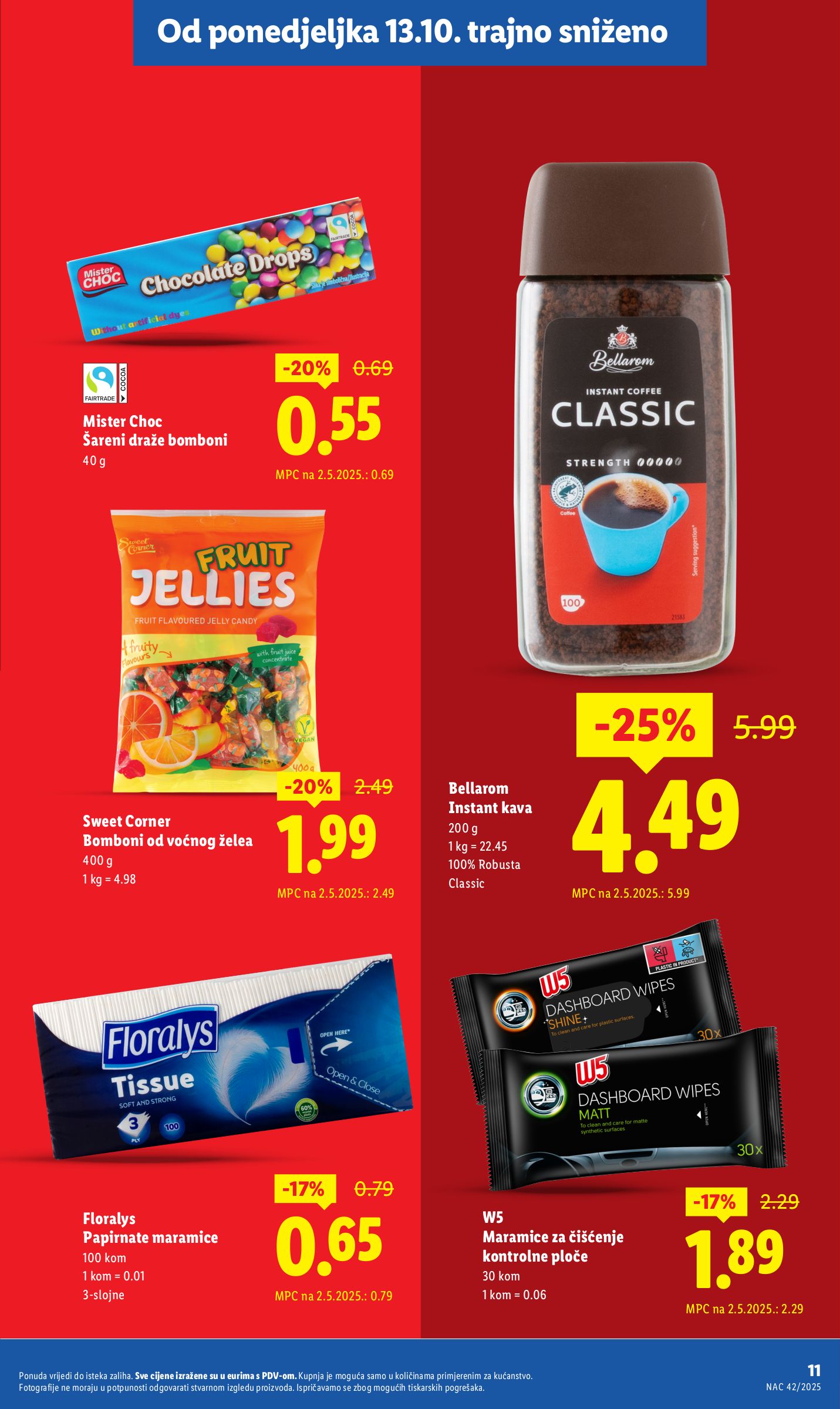 lidl - Prelistajte katalog Lidl - Nastavljamo trajno snižavati cijene, vrijedi od 08.09. do 02.11. - page: 11
