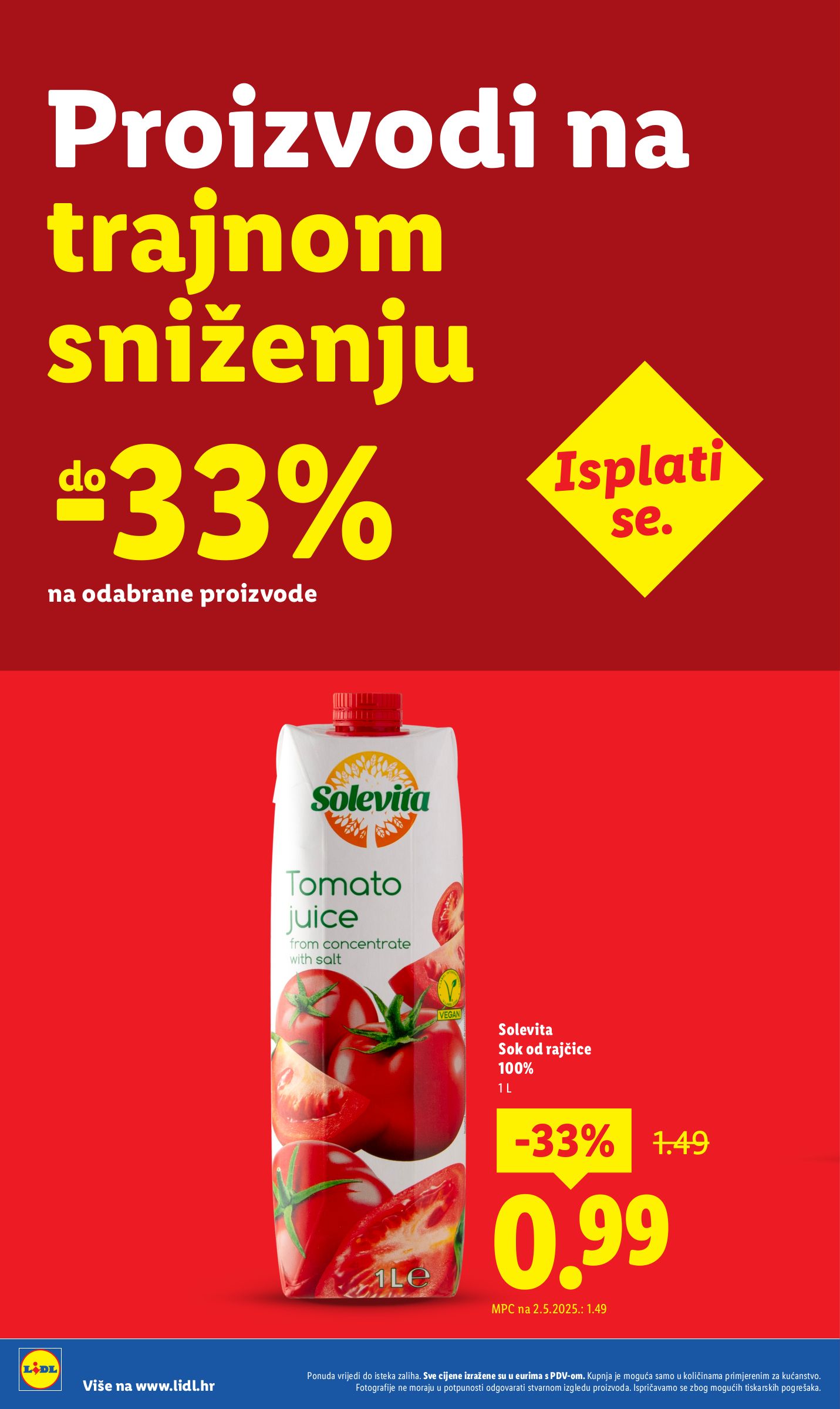 lidl - Prelistajte katalog Lidl - Nastavljamo trajno snižavati cijene, vrijedi od 08.09. do 02.11. - page: 10