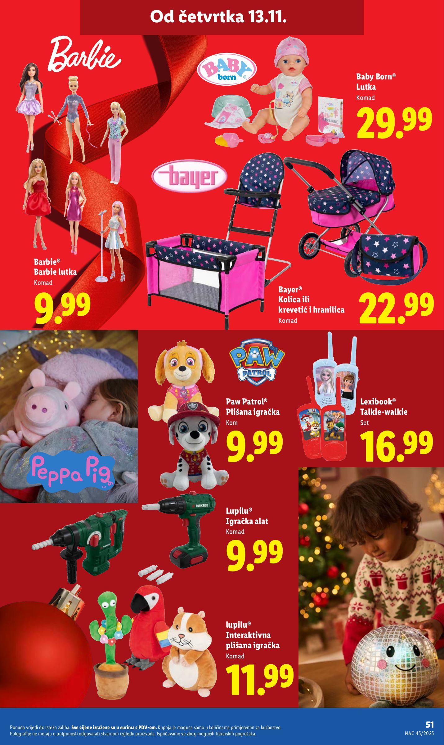 lidl - Prelistajte katalog Lidl - Božićna ponuda igračaka, vrijedi od 06.11. do 24.12. - page: 51