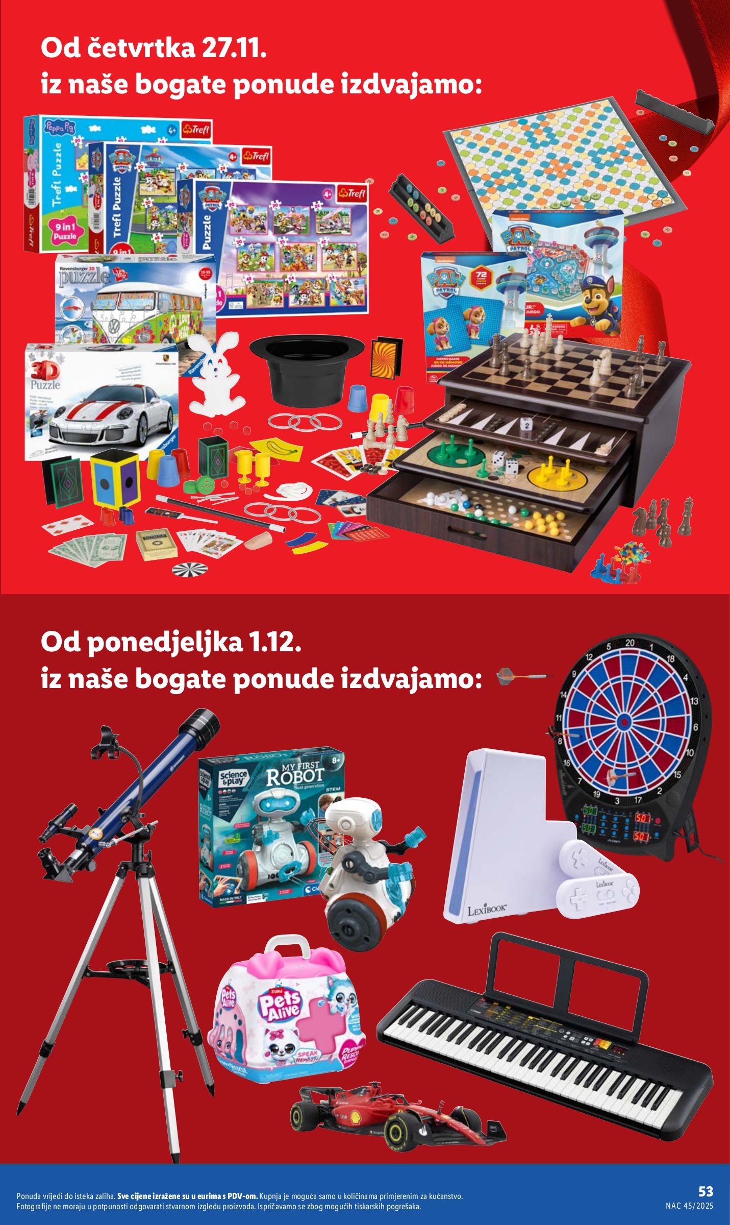lidl - Prelistajte katalog Lidl - Božićna ponuda igračaka, vrijedi od 06.11. do 24.12. - page: 53