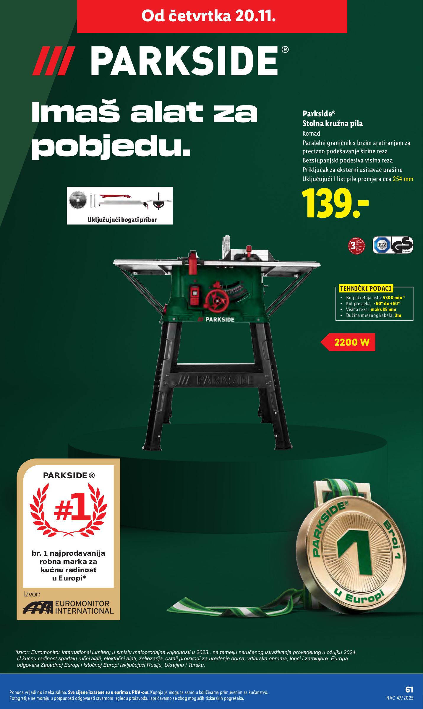 lidl - Prelistajte katalog Lidl, vrijedi od 17.11. do 23.11. - page: 61