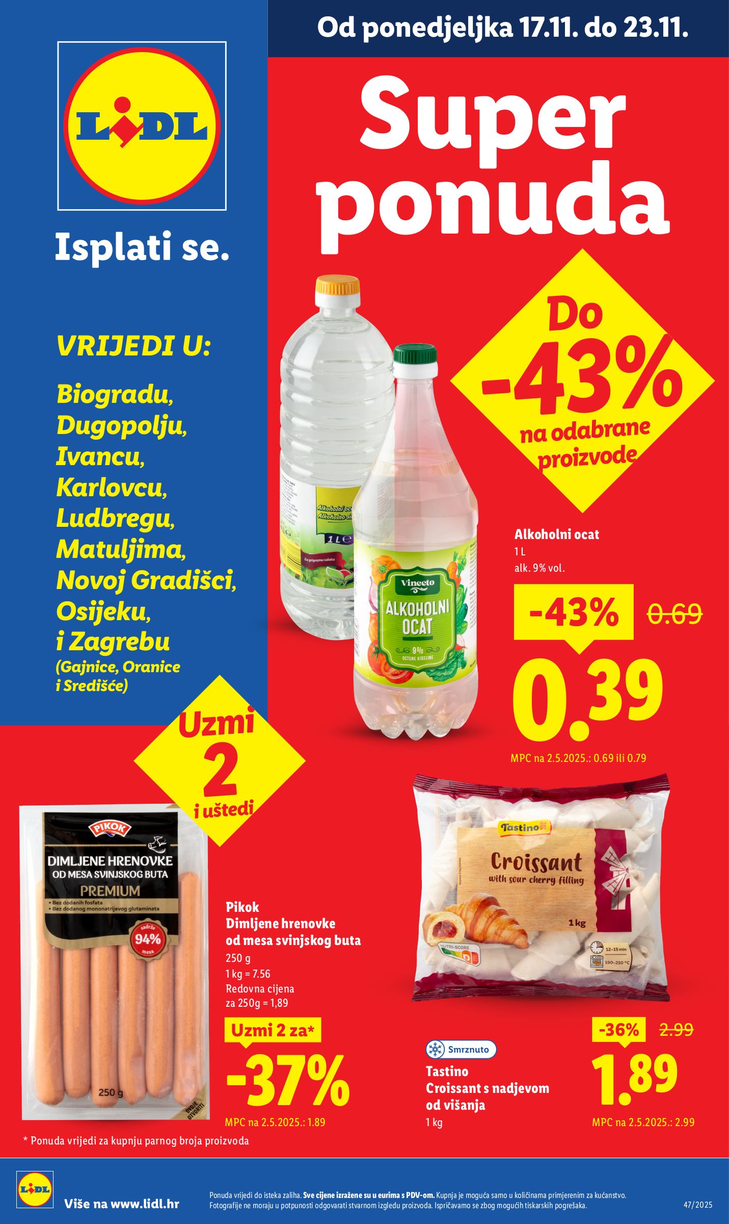 lidl - Prelistajte katalog Lidl - Super Ponuda, vrijedi od 17.11. do 23.11.