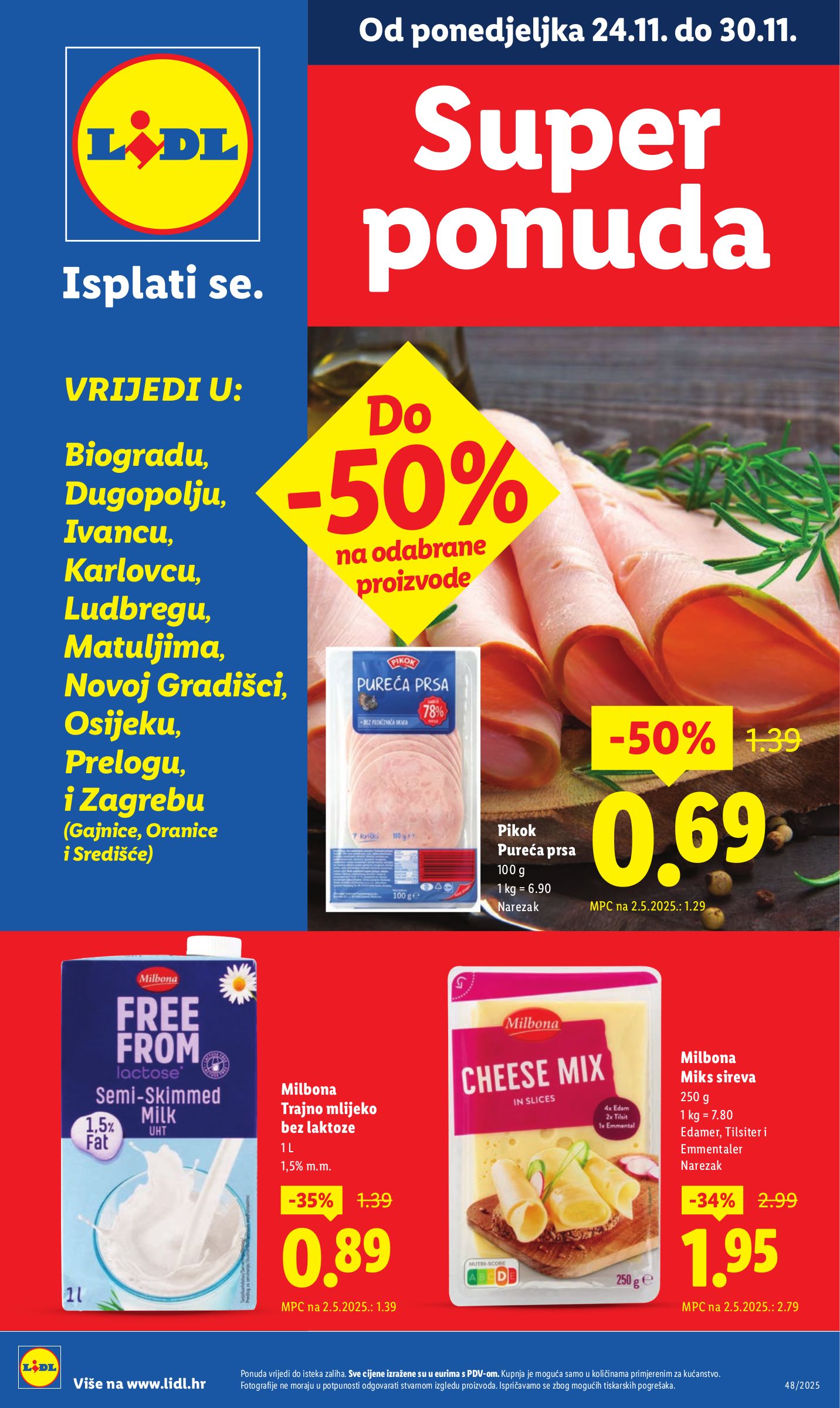 lidl - Prelistajte katalog Lidl - Super Ponuda, vrijedi od 24.11. do 30.11.