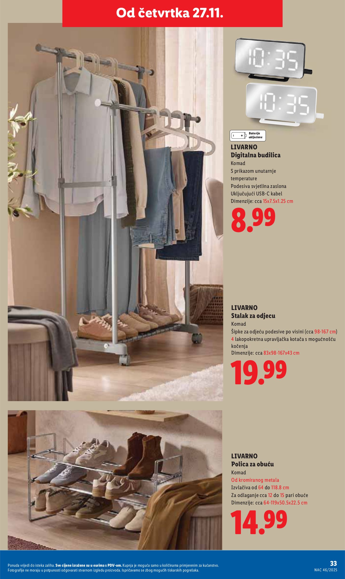 lidl - Prelistajte katalog Lidl, vrijedi od 27.11. do 30.11. - page: 33