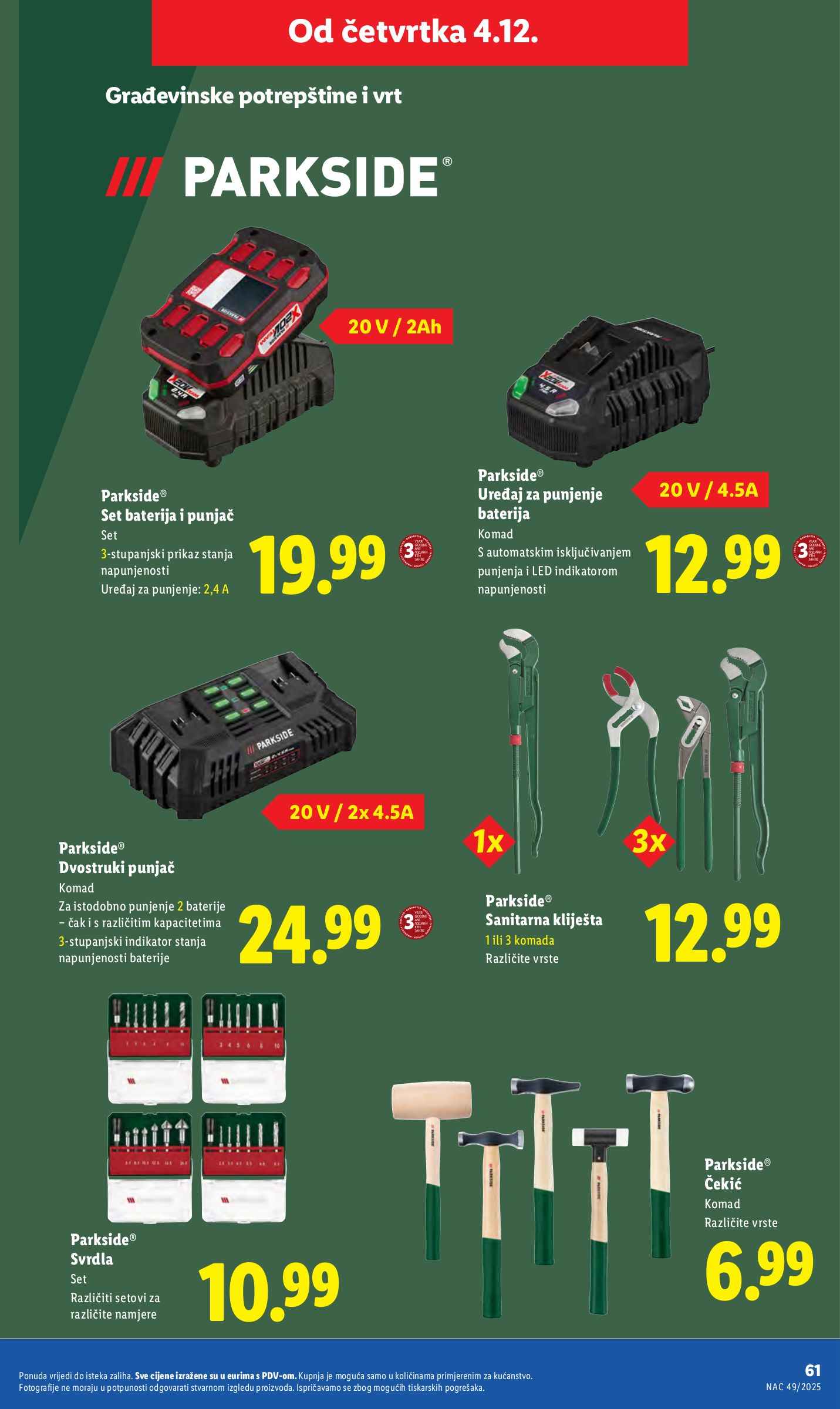 lidl - Prelistajte katalog Lidl, vrijedi od 01.12. do 07.12. - page: 61