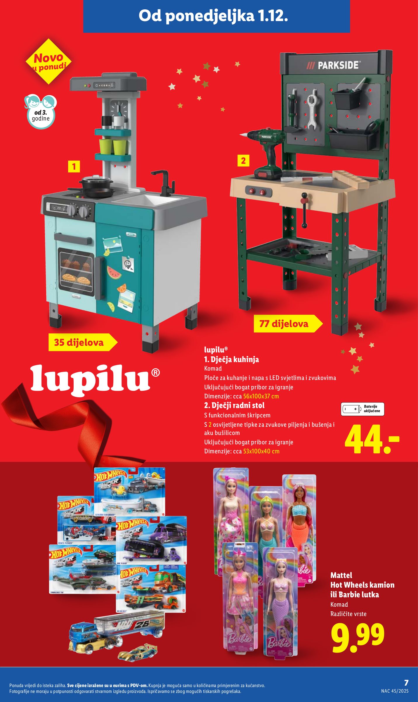 lidl - Prelistajte katalog Lidl - Božićna ponuda igračaka, vrijedi od 11.12. do 24.12. - page: 7