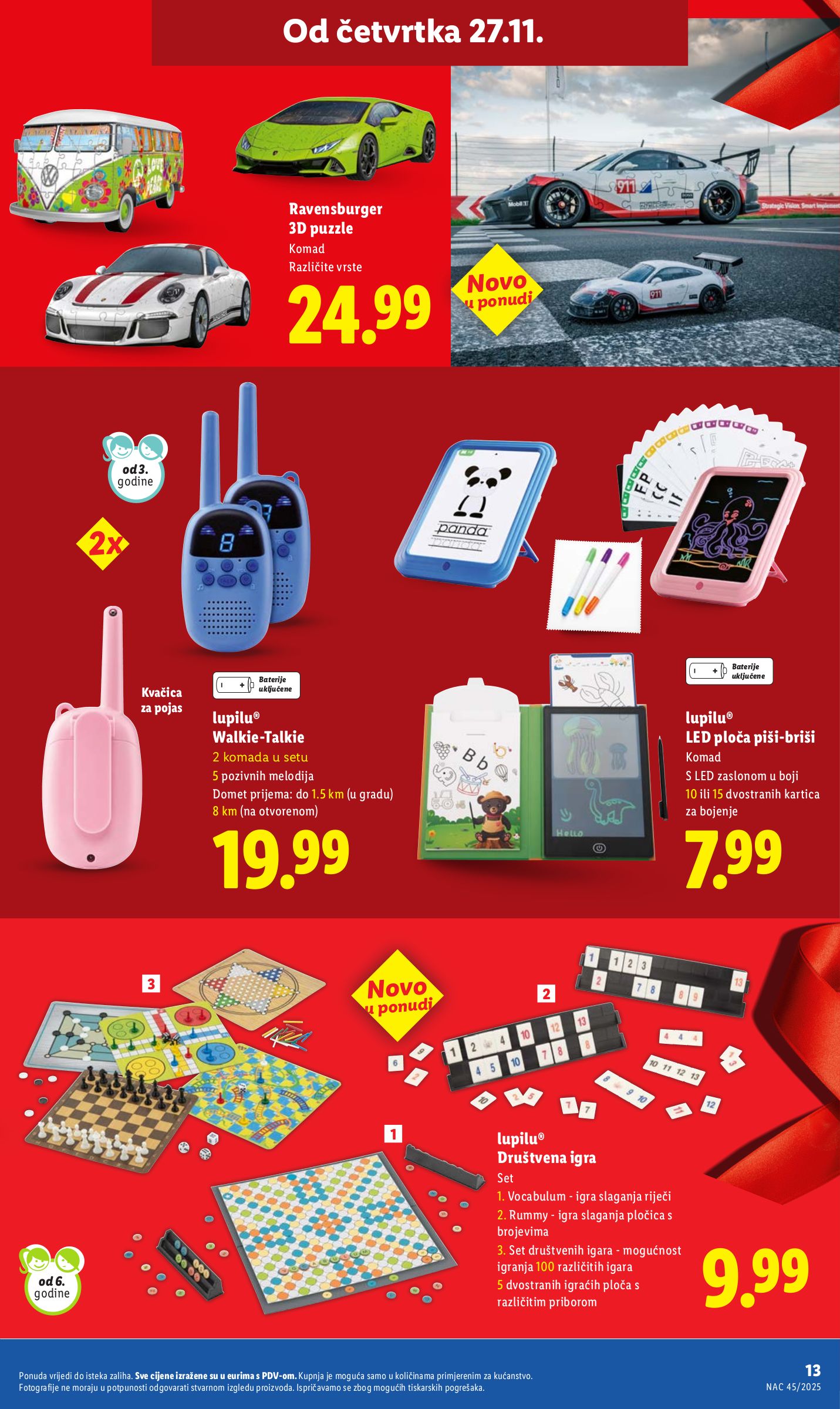 lidl - Prelistajte katalog Lidl - Božićna ponuda igračaka, vrijedi od 11.12. do 24.12. - page: 13
