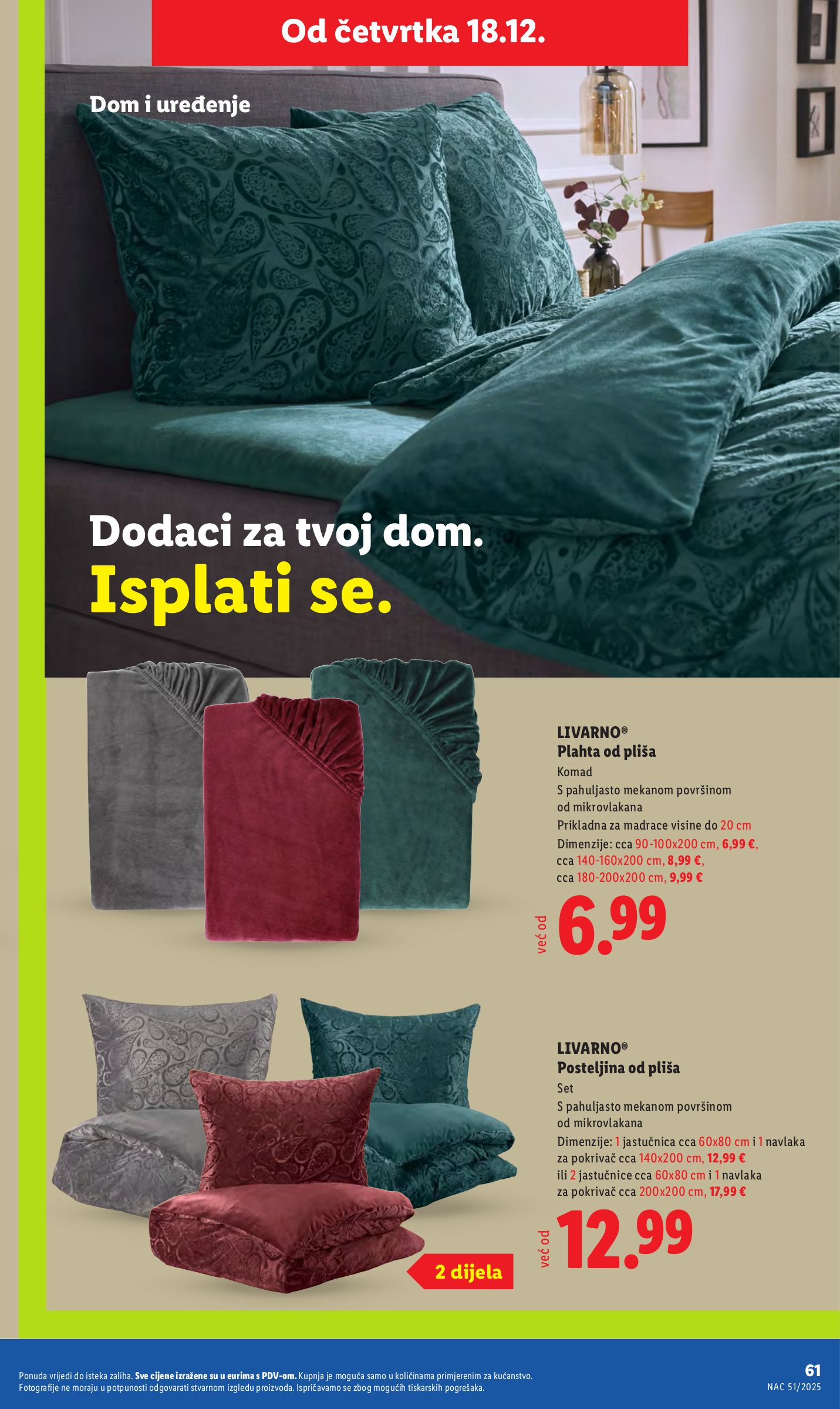 lidl - Prelistajte katalog Lidl, vrijedi od 15.12. do 24.12. - page: 61