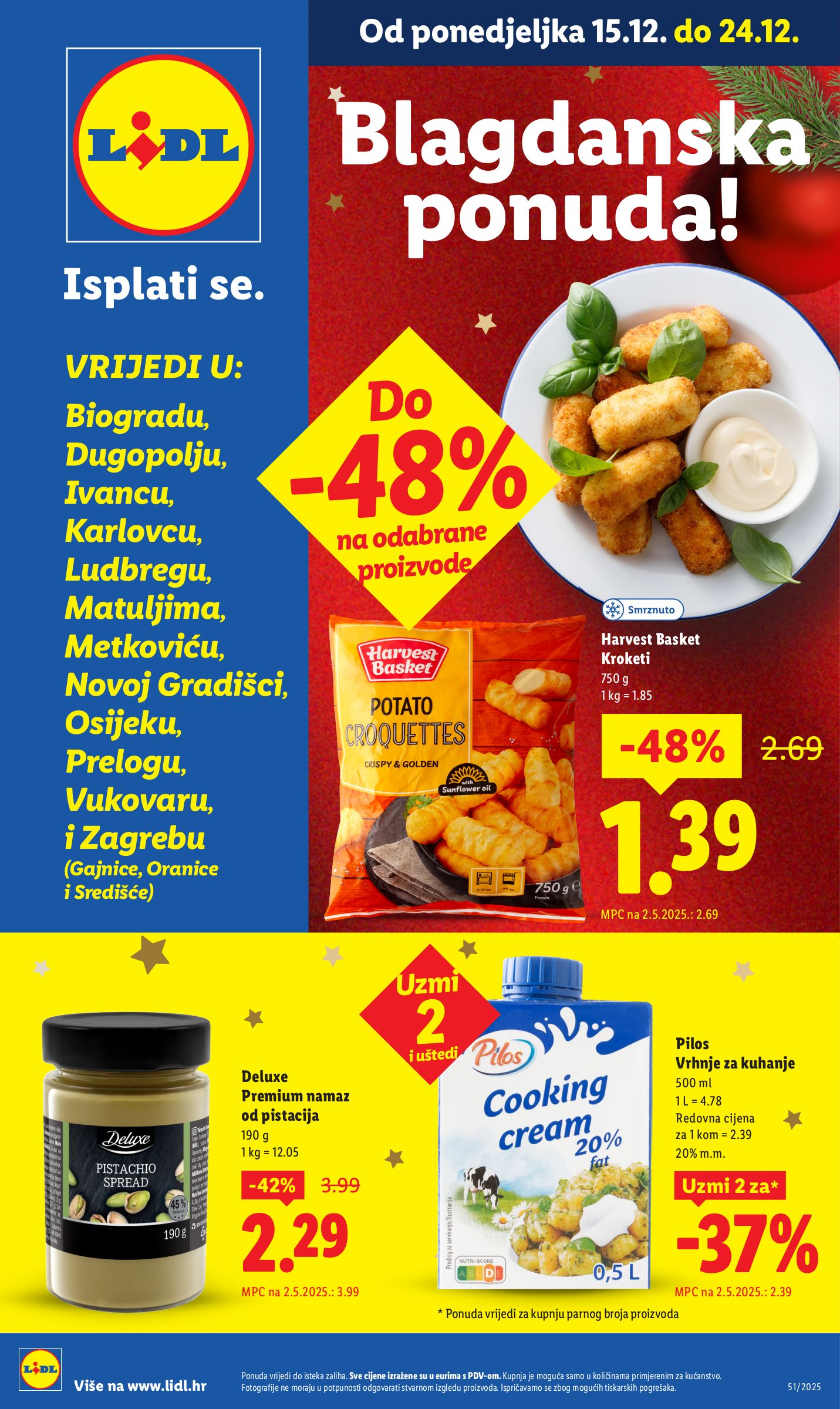 lidl - Prelistajte katalog Lidl - Super Ponuda, vrijedi od 15.12. do 24.12. - page: 1