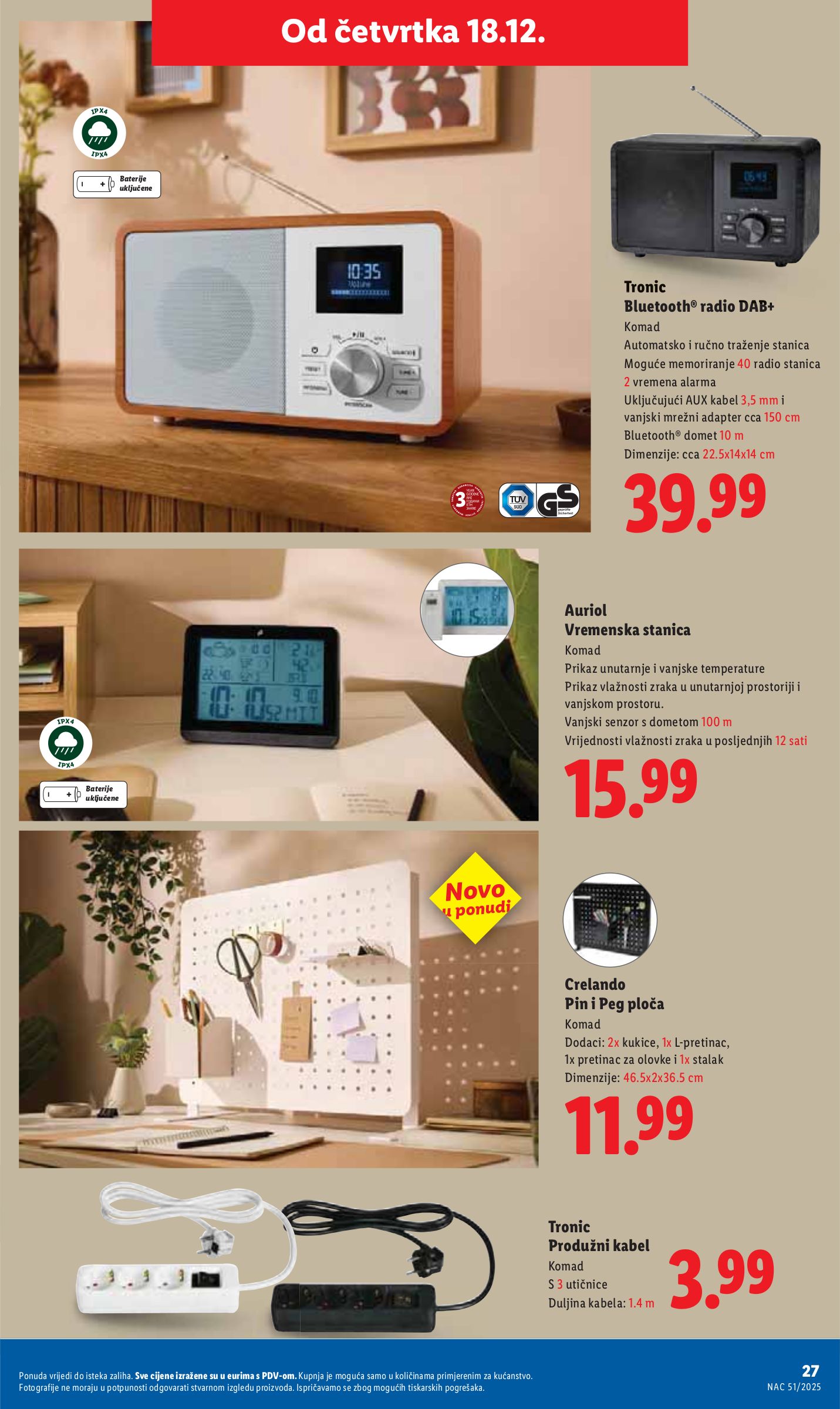 lidl - Prelistajte katalog Lidl, vrijedi od 18.12. do 24.12. - page: 27