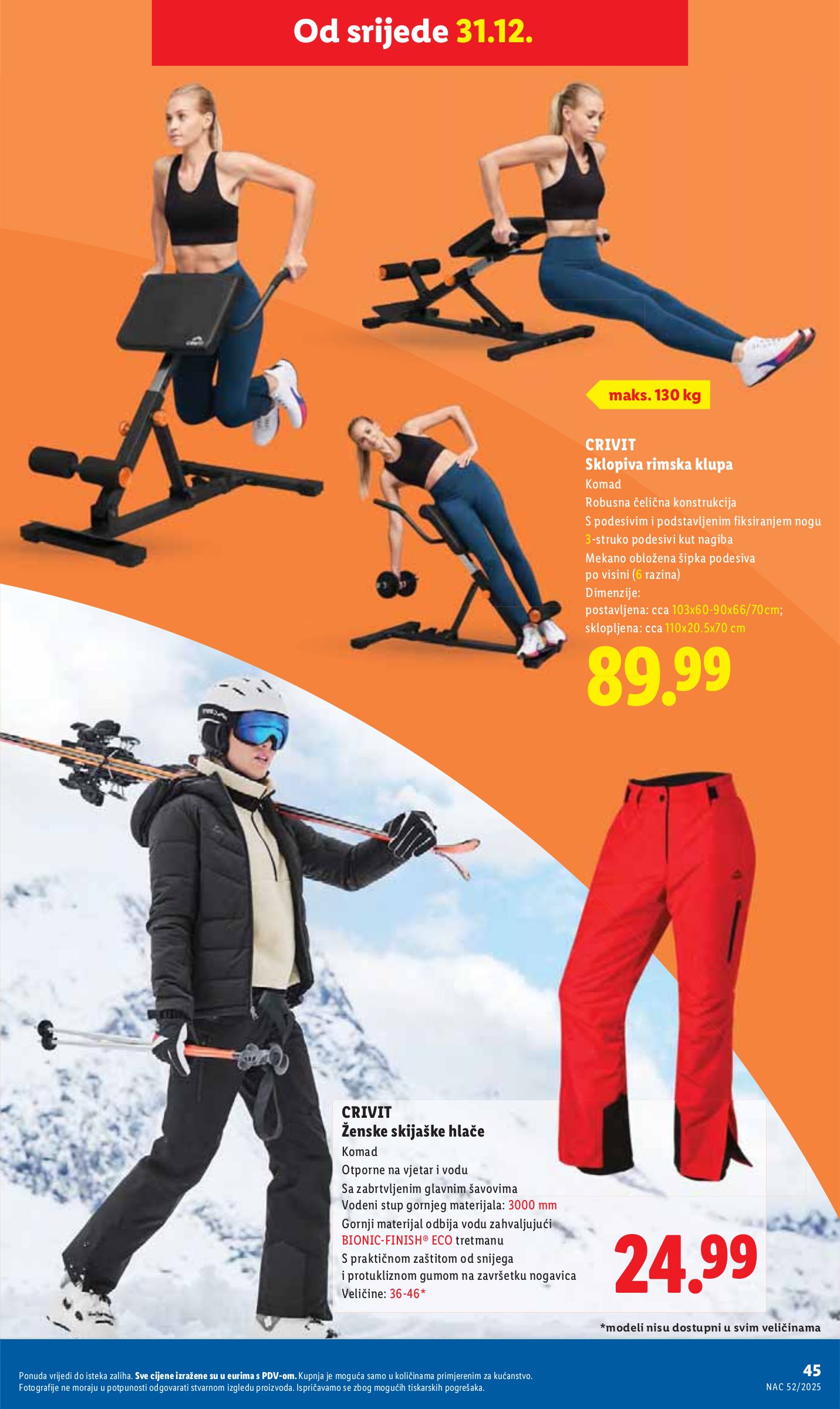lidl - Prelistajte katalog Lidl, vrijedi od 27.12. do 05.01. - page: 45