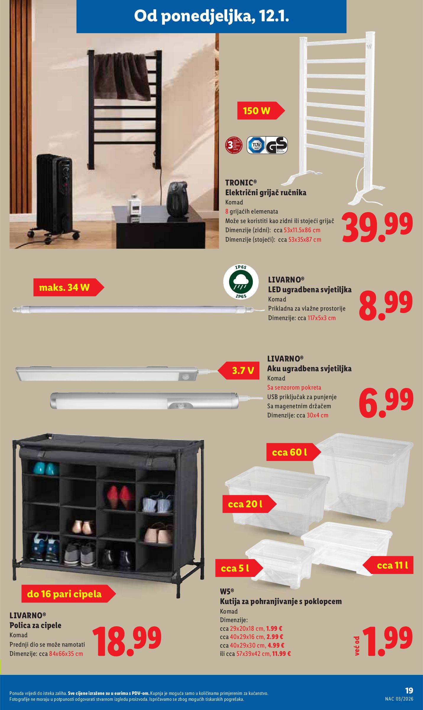 lidl - Prelistajte katalog Lidl, vrijedi od 12.01. do 18.01. - page: 19