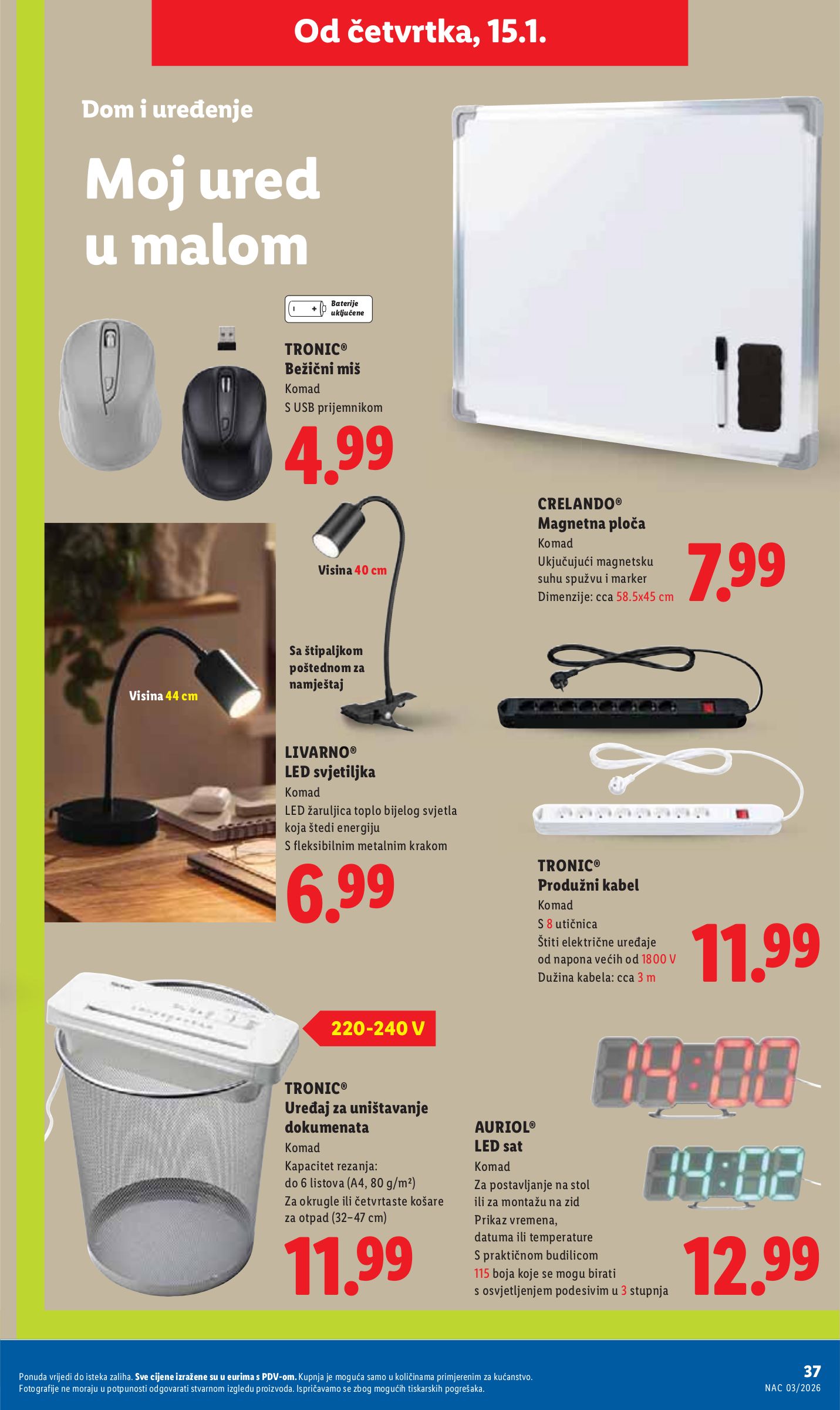 lidl - Prelistajte katalog Lidl, vrijedi od 12.01. do 18.01. - page: 37