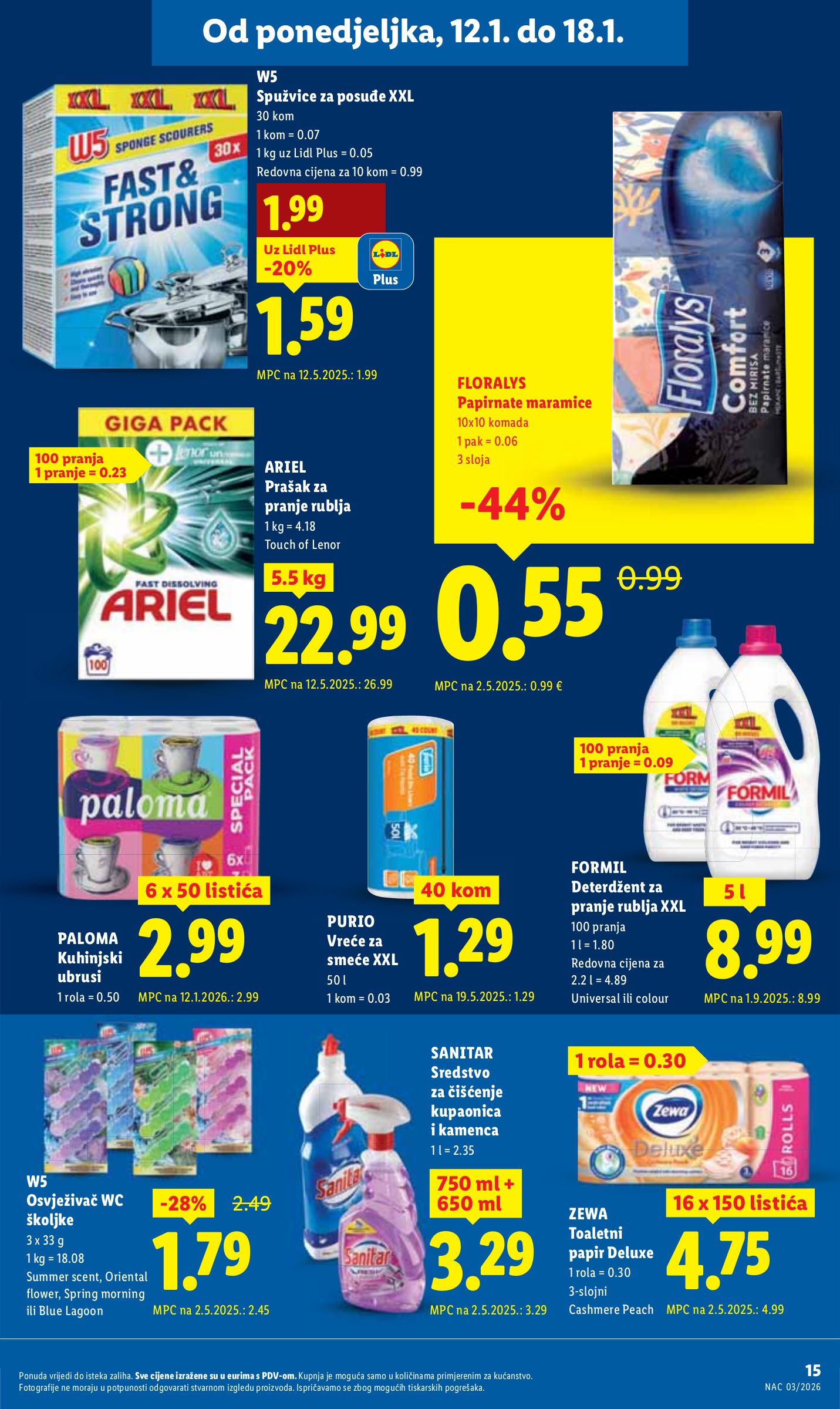 lidl - Prelistajte katalog Lidl, vrijedi od 12.01. do 18.01. - page: 15