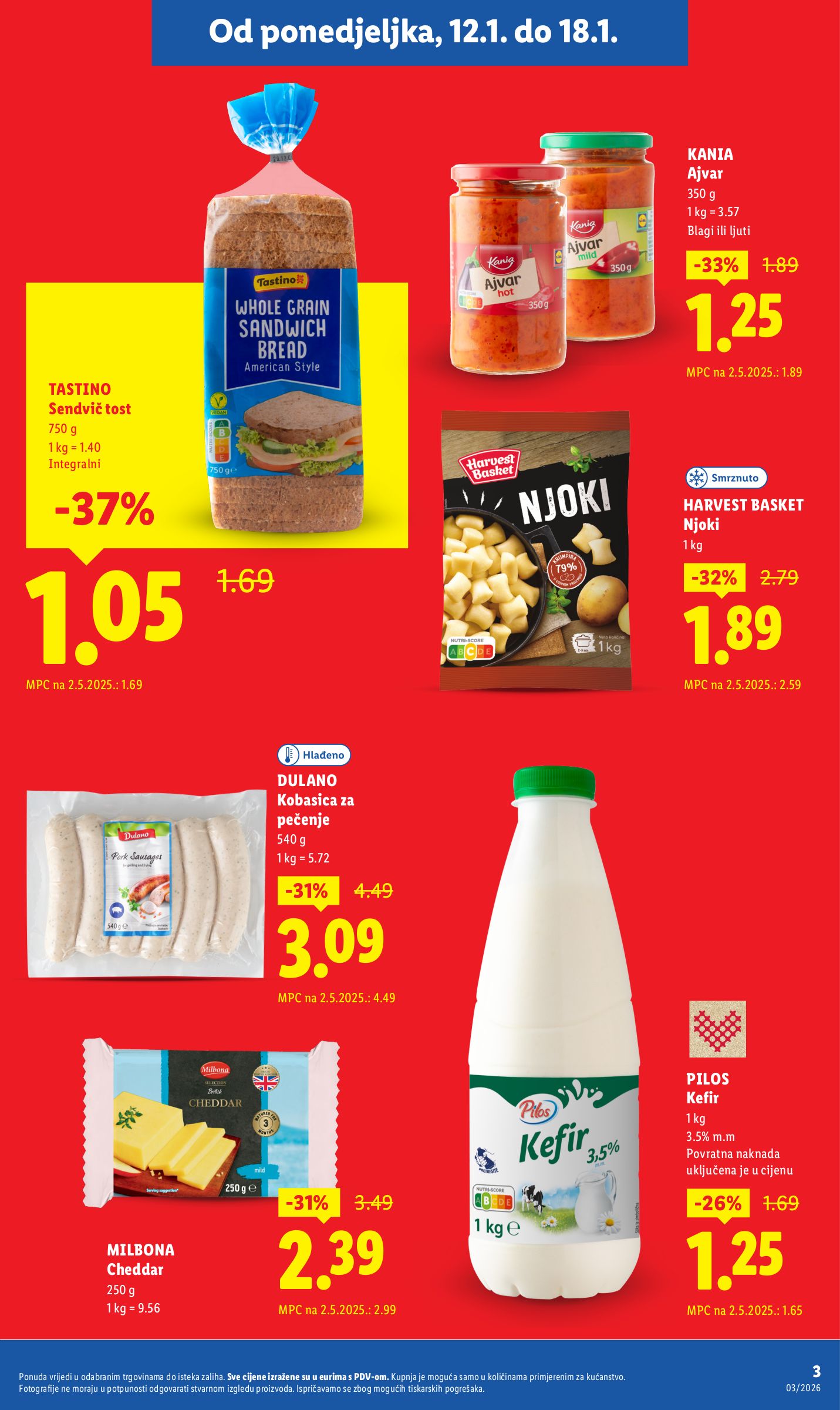 lidl - Prelistajte katalog Lidl - Super Ponuda, vrijedi od 12.01. do 18.01. - page: 3