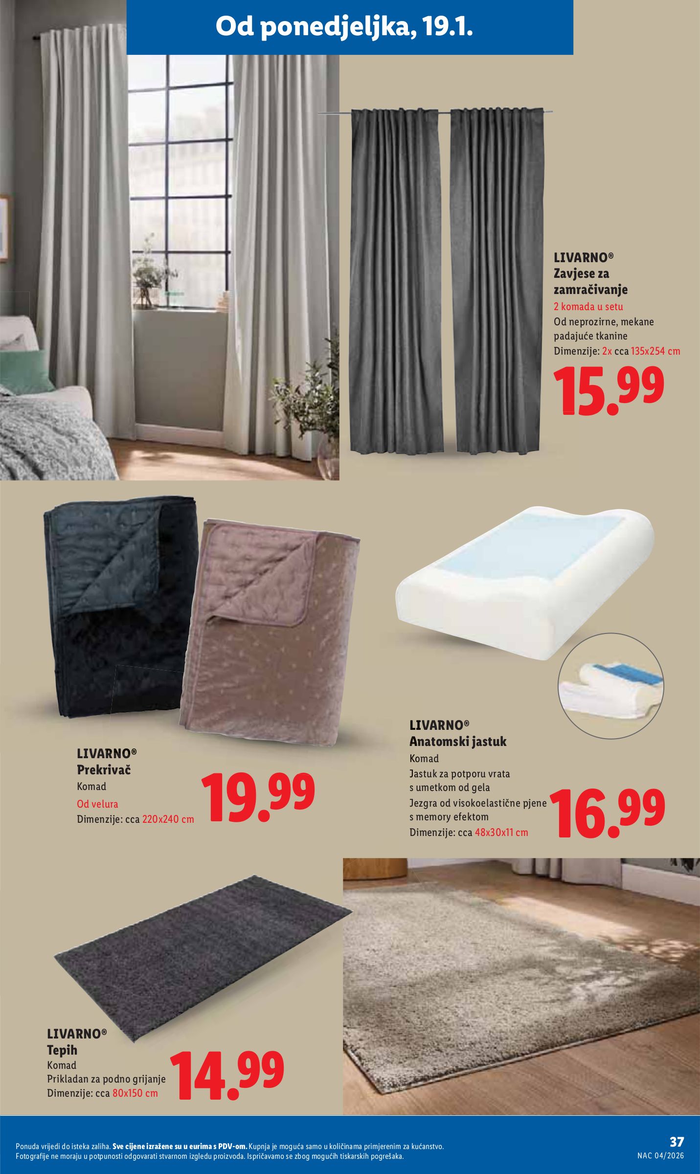 lidl - Prelistajte katalog Lidl, vrijedi od 19.01. do 25.01. - page: 37