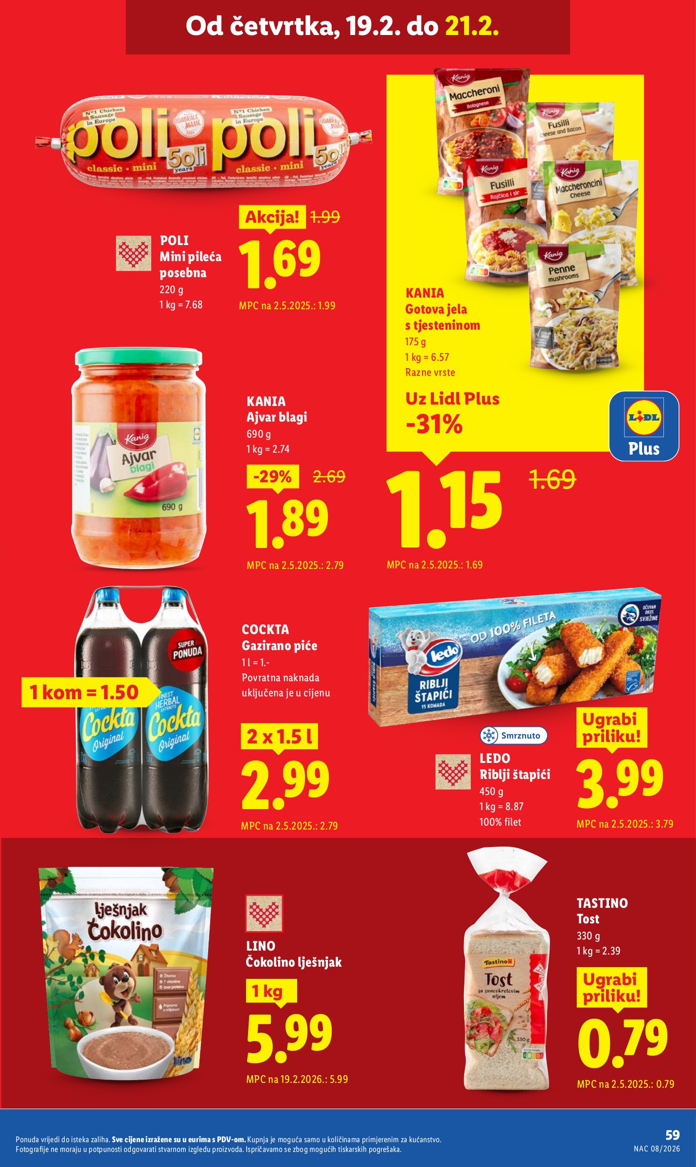 lidl - Prelistajte katalog Lidl, vrijedi od 16.02.2026 do 21.02.2026 - page: 59