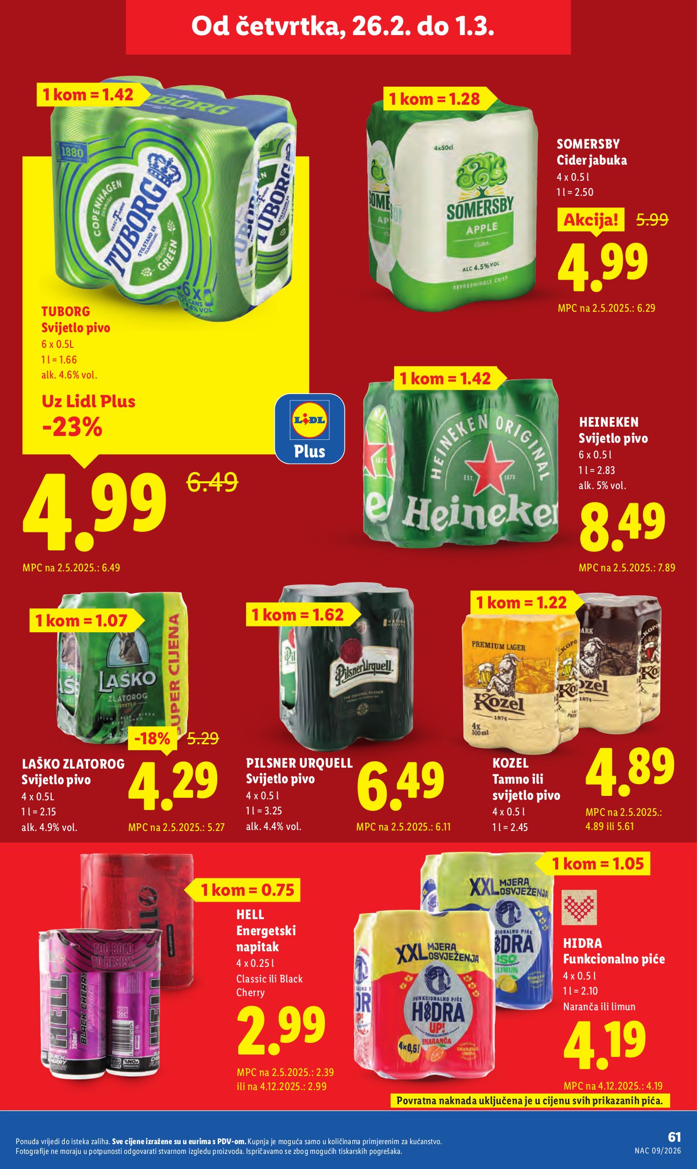 lidl - Prelistajte katalog Lidl, vrijedi od 23.02.2026 do 01.03.2026 - page: 61