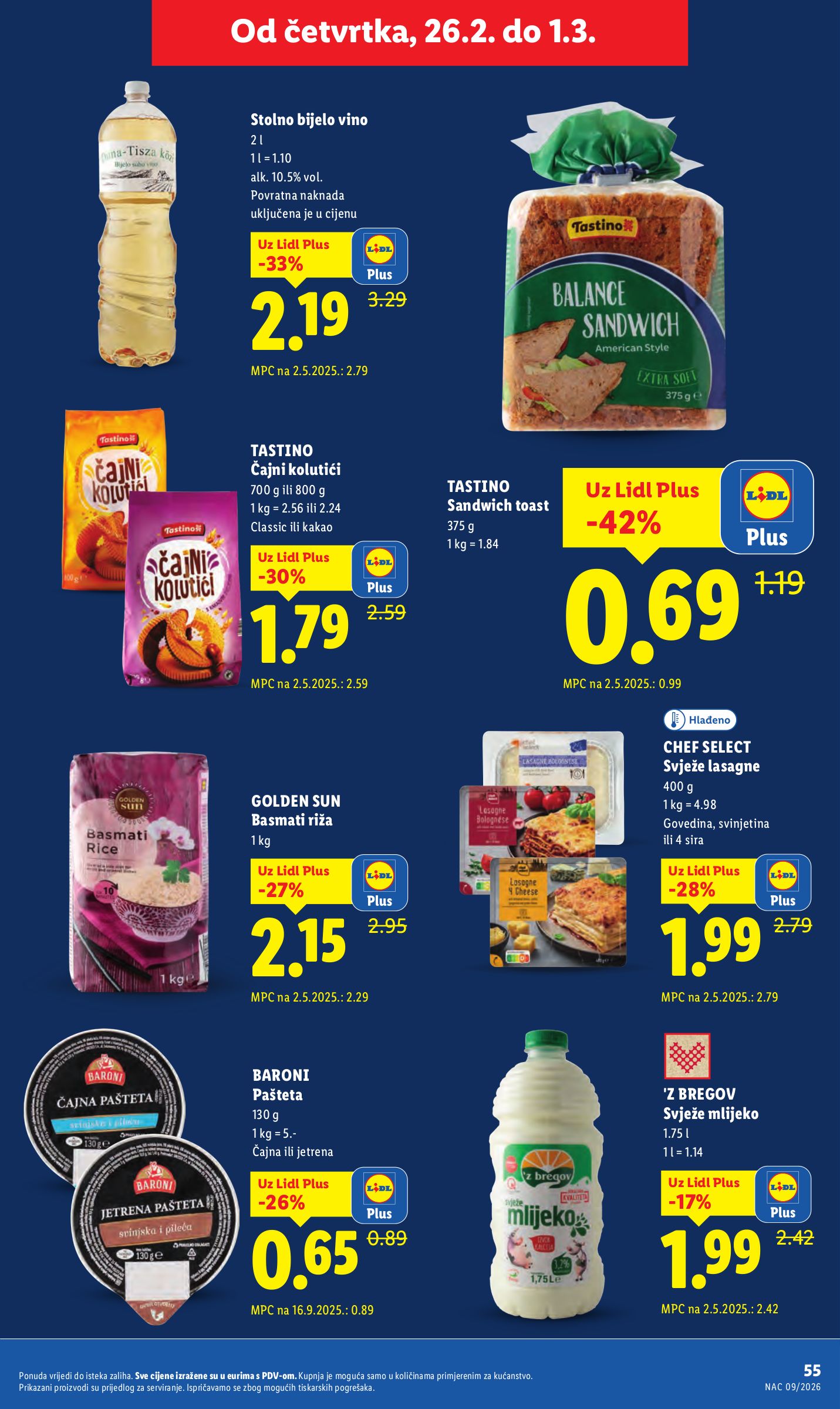 lidl - Prelistajte katalog Lidl, vrijedi od 23.02.2026 do 01.03.2026 - page: 55