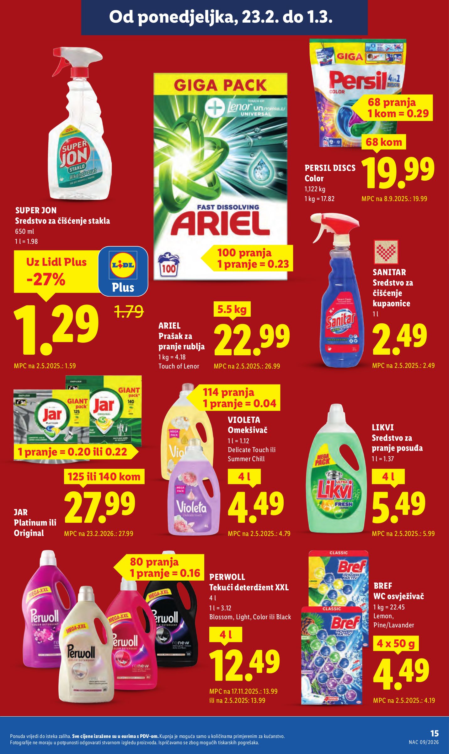 lidl - Prelistajte katalog Lidl, vrijedi od 23.02.2026 do 01.03.2026 - page: 15