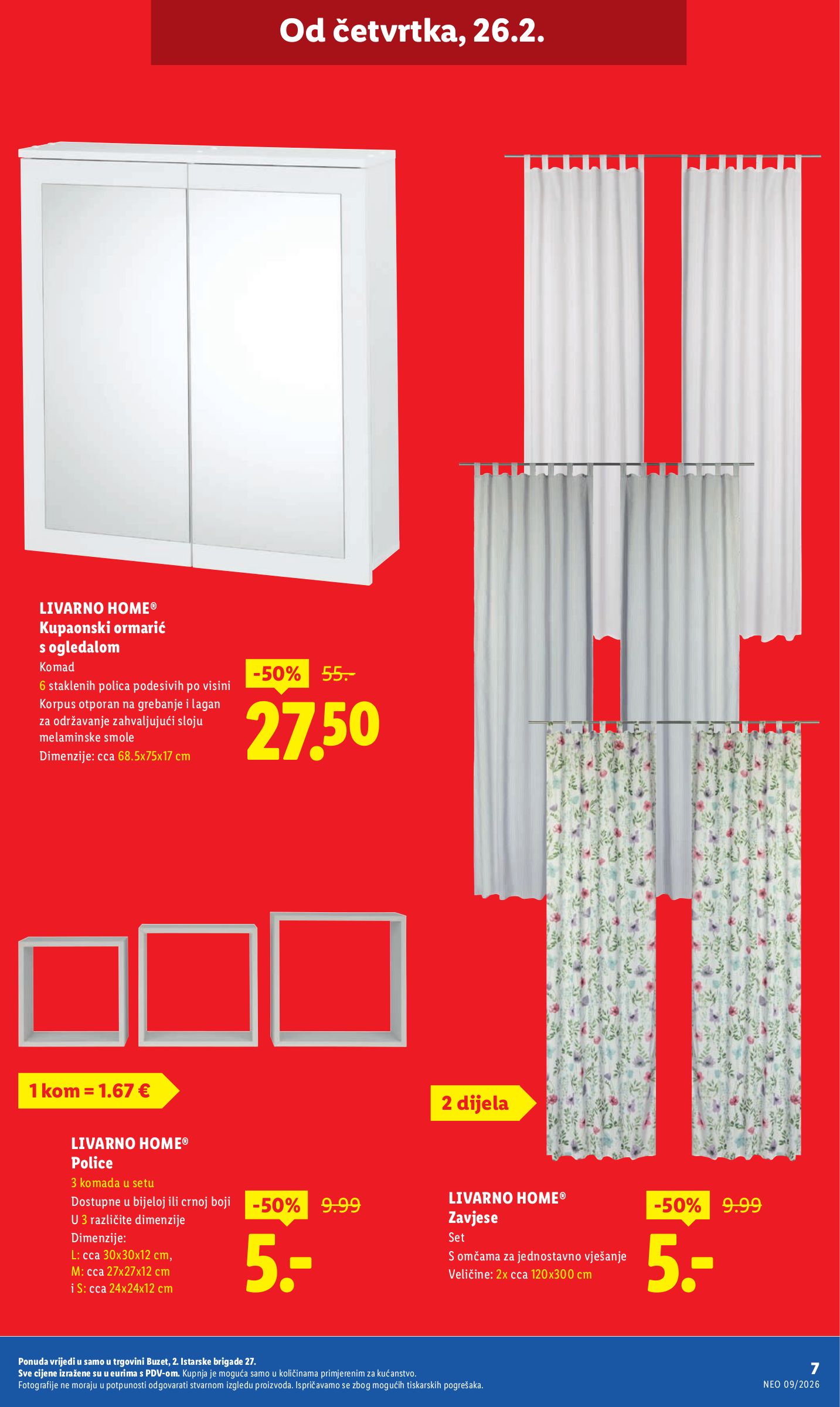 lidl - Prelistajte katalog Lidl - Posjeti novu trgovinu Buzet, vrijedi od 26.02.2026 do 28.02.2026 - page: 7