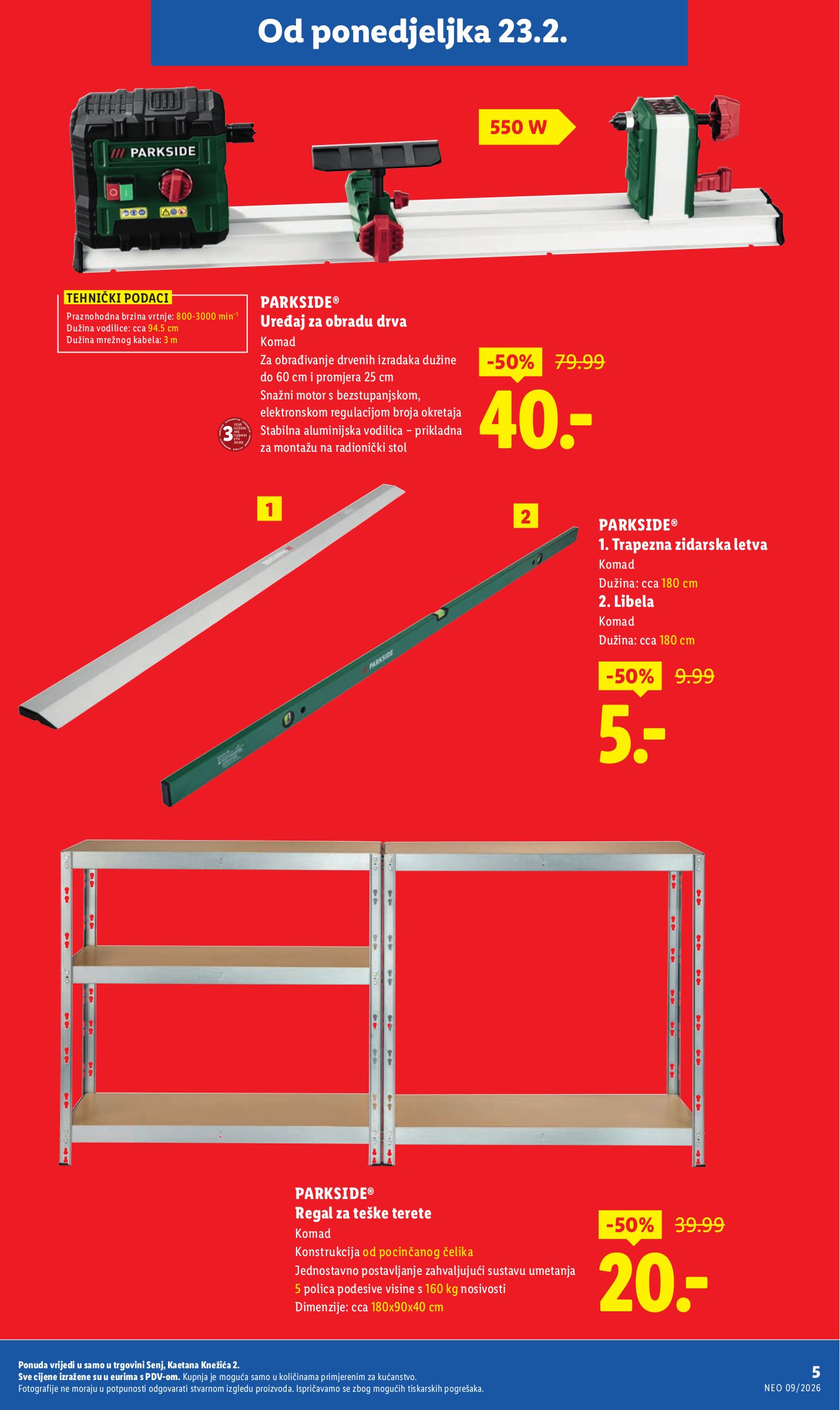 lidl - Prelistajte katalog Lidl - Posjeti novu trgovinu Senj, vrijedi od 23.02.2026 do 28.02.2026 - page: 5