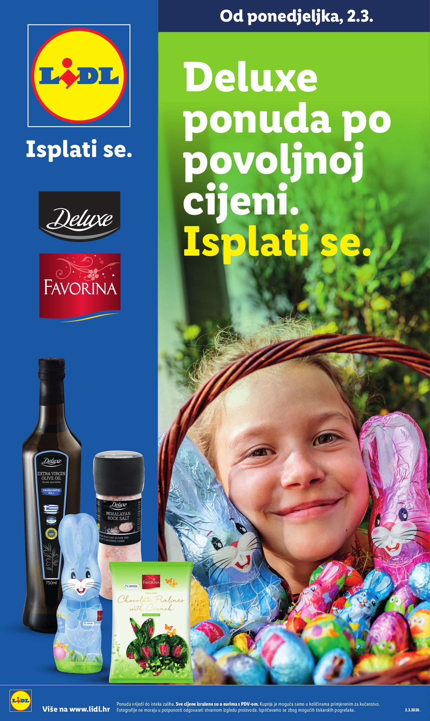 lidl - Prelistajte katalog Lidl - Deluxe ponuda po povoljnoj cijeni, vrijedi od 02.03.2026 do 04.04.2026