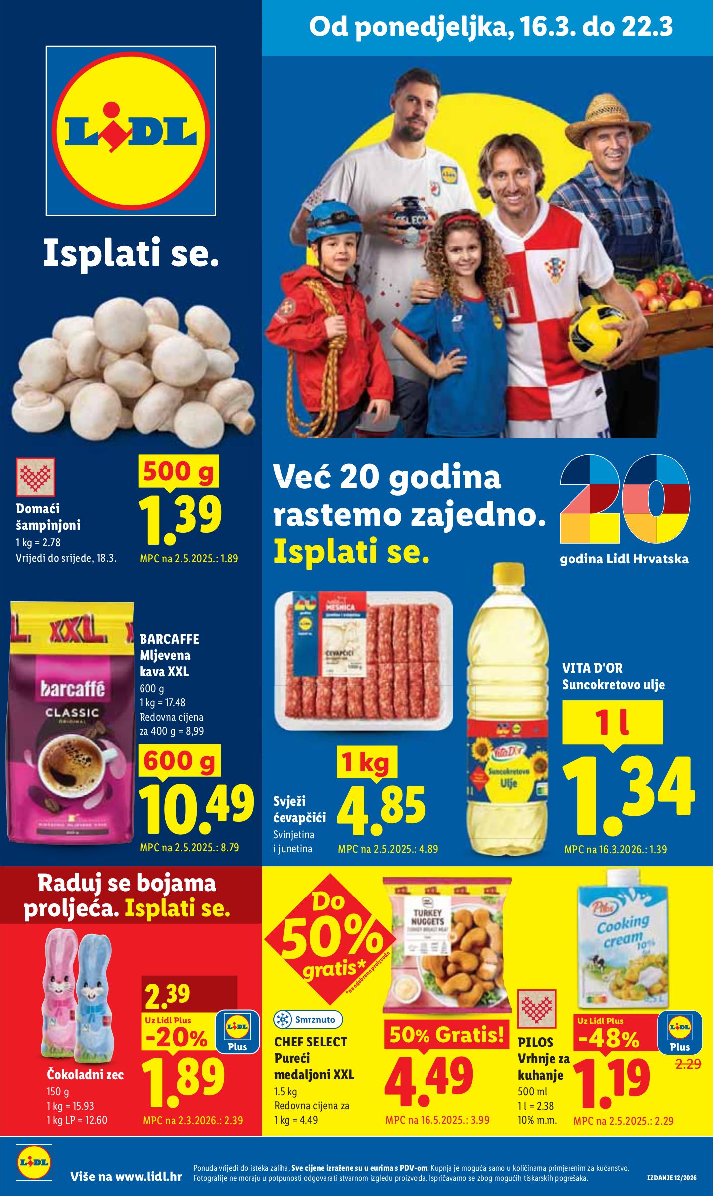 lidl - Prelistajte katalog Lidl, vrijedi od 16.03.2026 do 22.03.2026 - page: 1