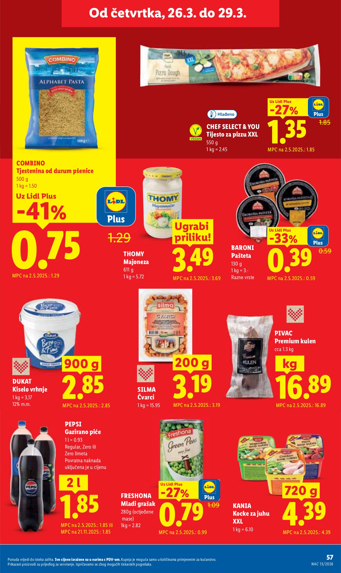 lidl - Prelistajte katalog Lidl, vrijedi od 23.03.2026 do 29.03.2026 - page: 57