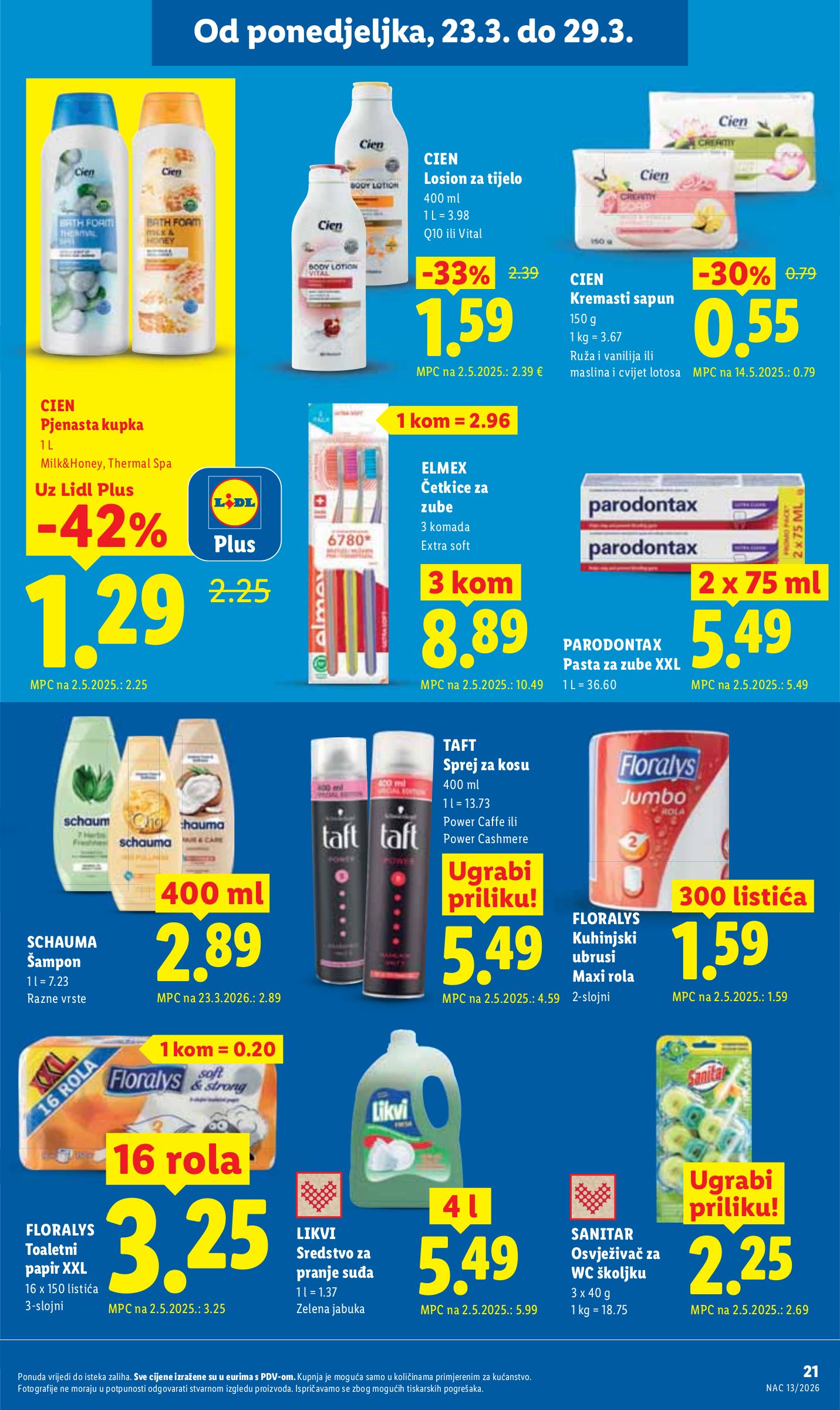 lidl - Prelistajte katalog Lidl, vrijedi od 23.03.2026 do 29.03.2026 - page: 21