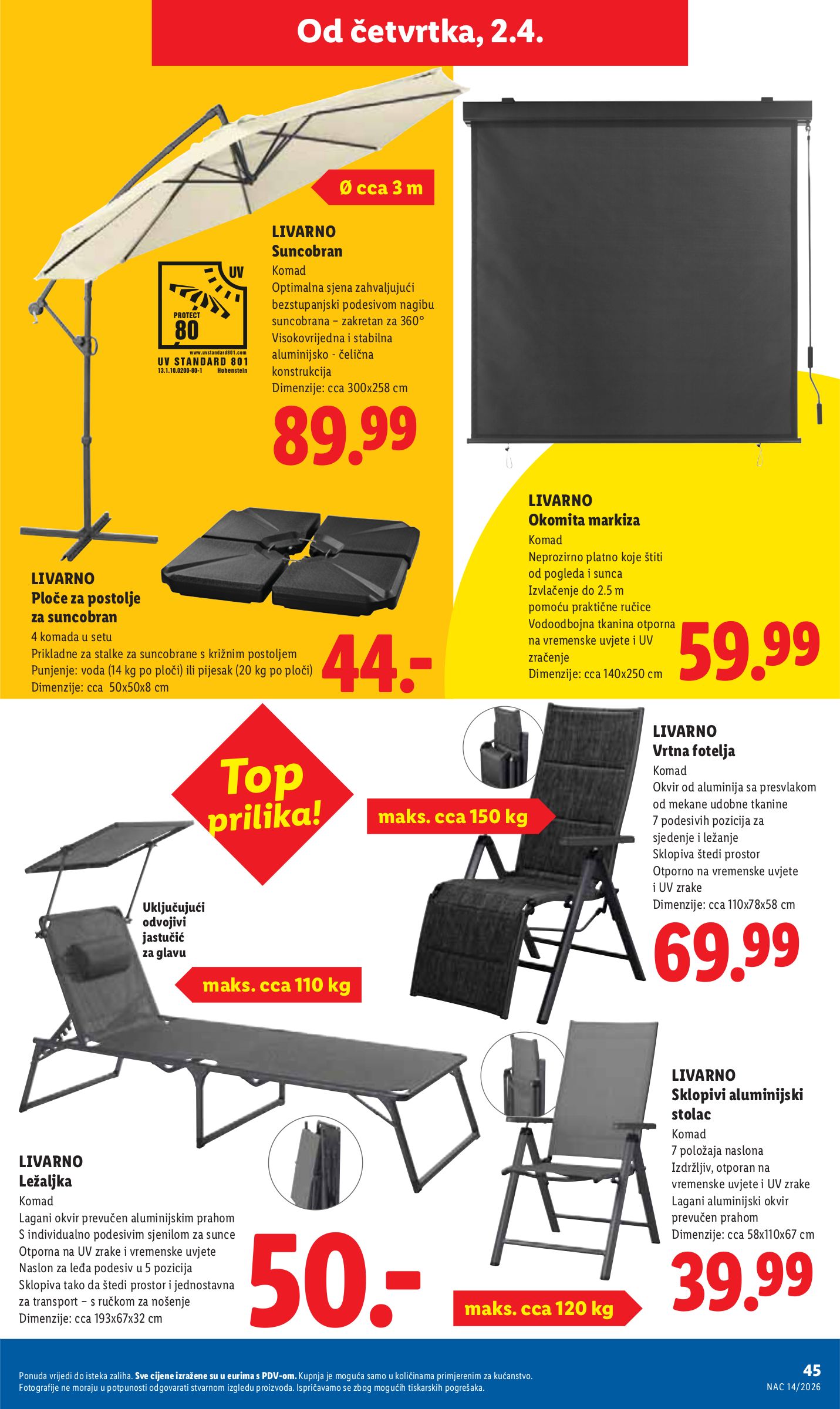 lidl - Prelistajte katalog Lidl, vrijedi od 30.03.2026 do 04.04.2026 - page: 45